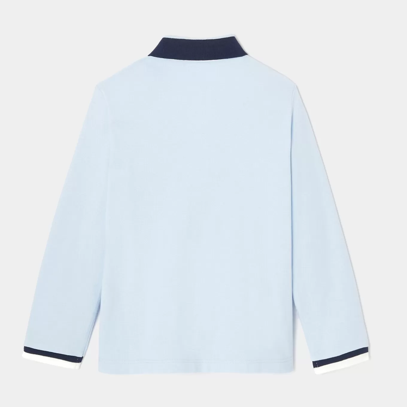 Online Jacadi Poloshirt im Rugby-Look für Jungen JACADI HELLBLAU