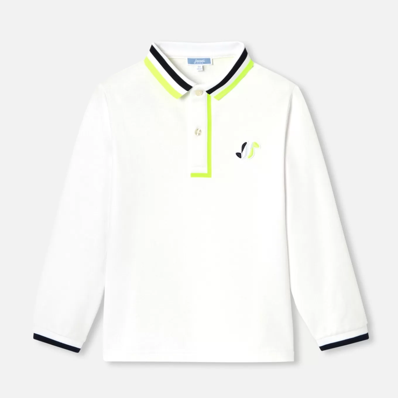 Best Sale Jacadi Poloshirt mit langen Ärmeln für Jungen JACADI WEISS