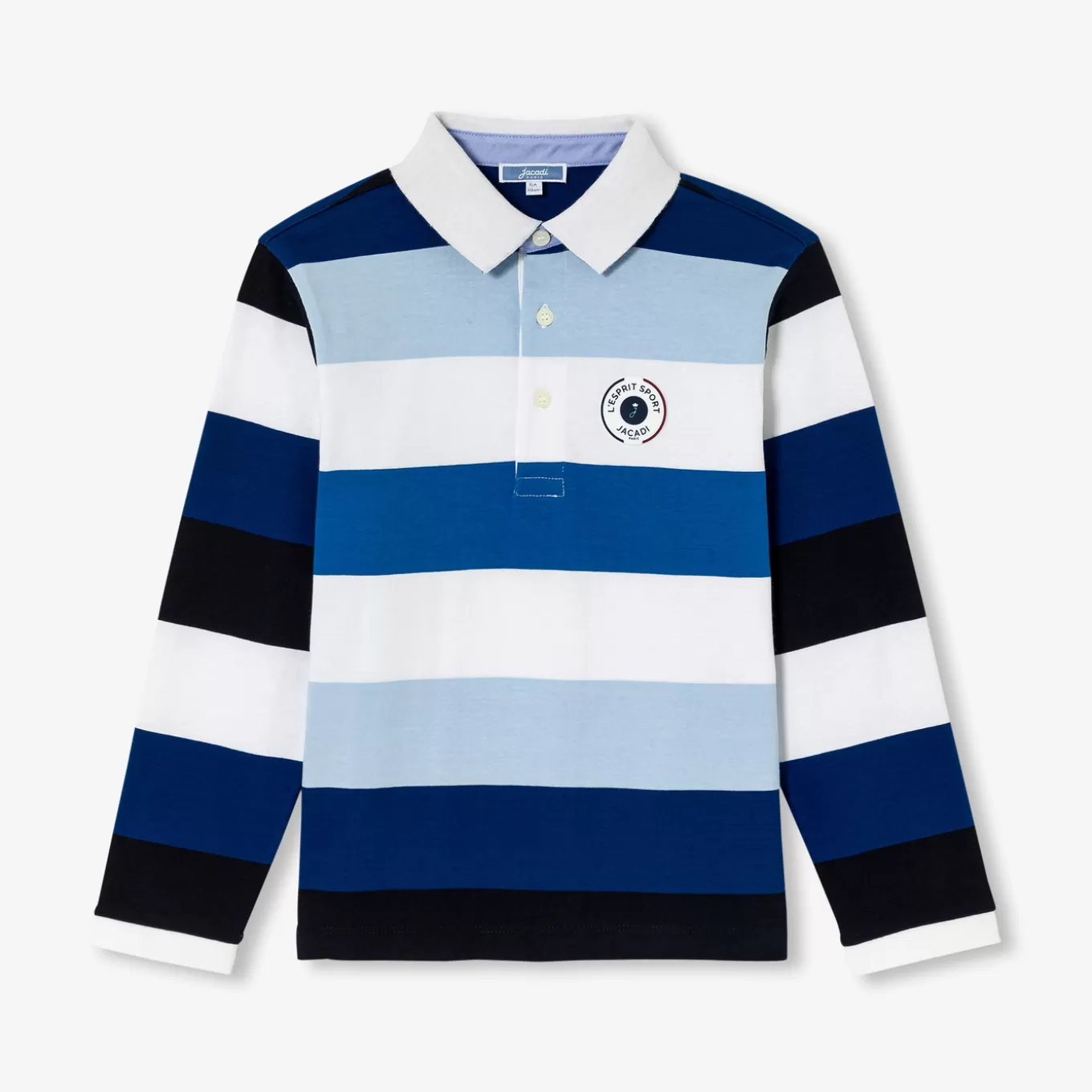 Shop Jacadi Poloshirt mit langen Ärmeln für Jungen BLAU/MEHRFARBIG