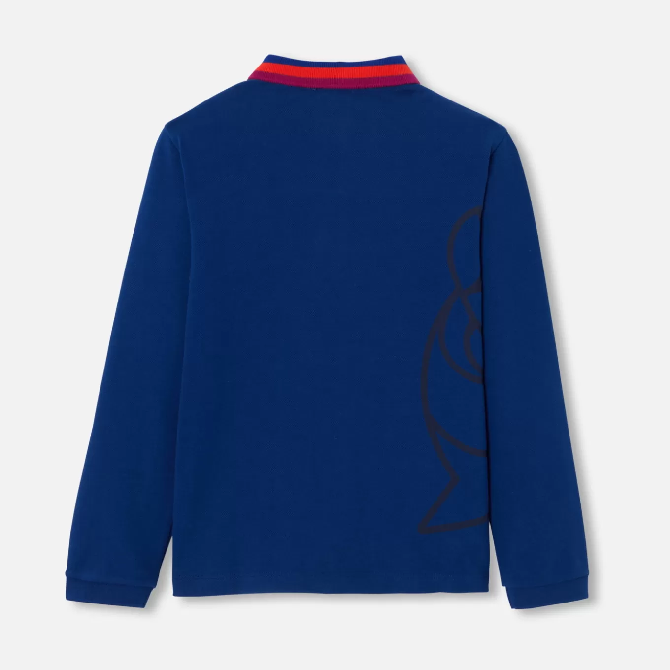 Outlet Jacadi Poloshirt mit langen Ärmeln für Jungen DUNKELBLAU