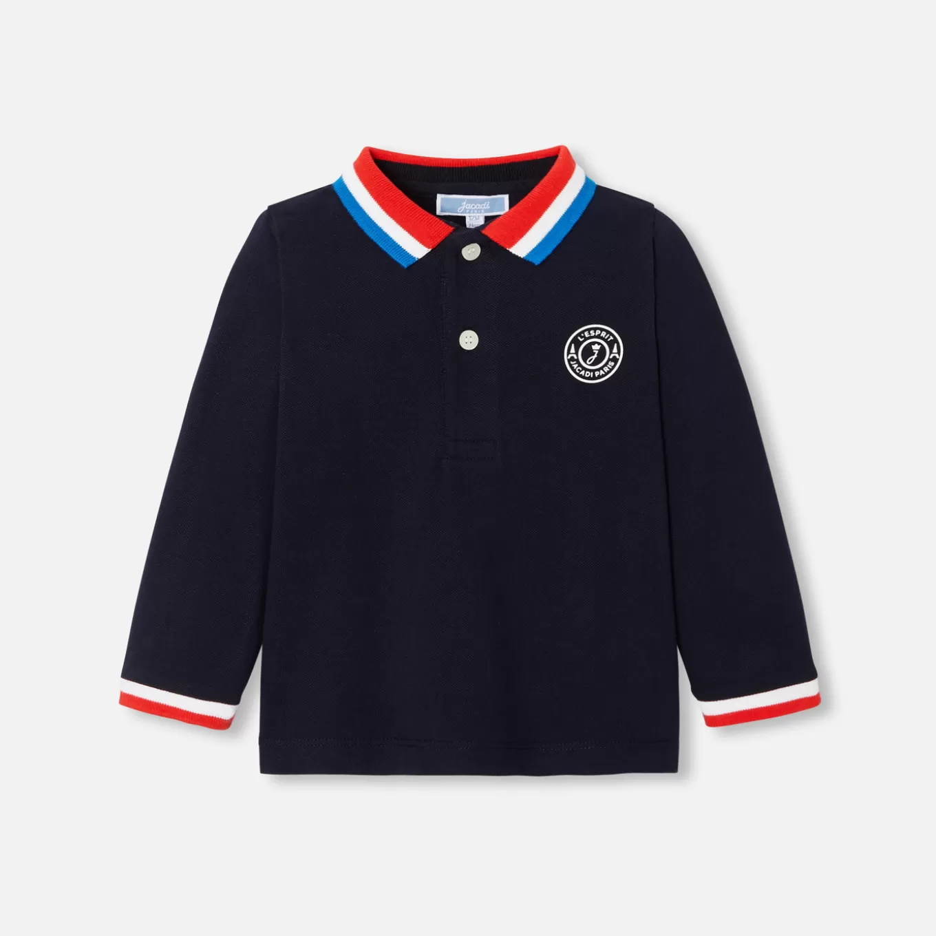 Clearance Jacadi Poloshirt mit langen Ärmeln Kleinkind Junge MARINEBLAU JACADI