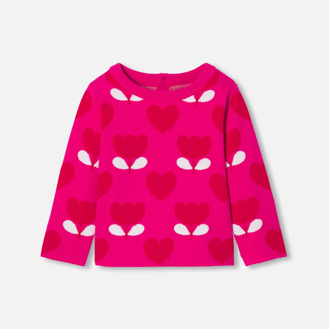 Cheap Jacadi Pullover aus Jacquard Kleinkind Mädchen ROSA/MEHRFARBIG