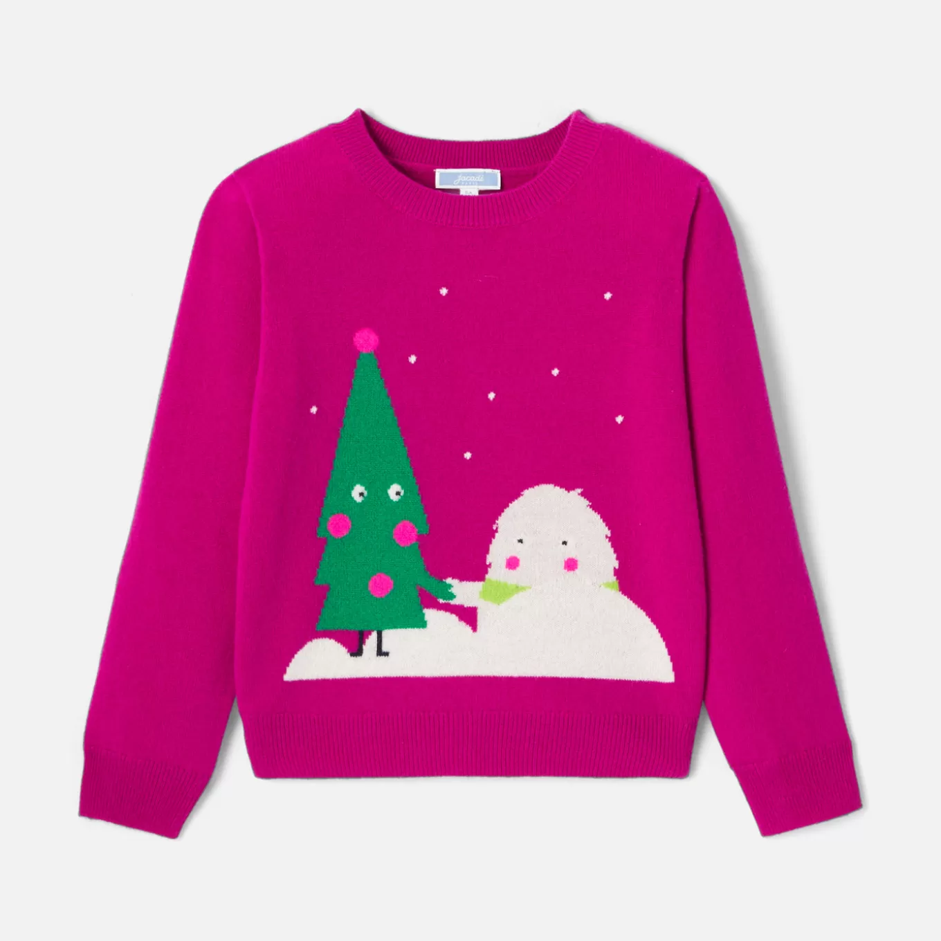 Cheap Jacadi Pullover aus Kaschmir für Mädchen INDIEN ROSA