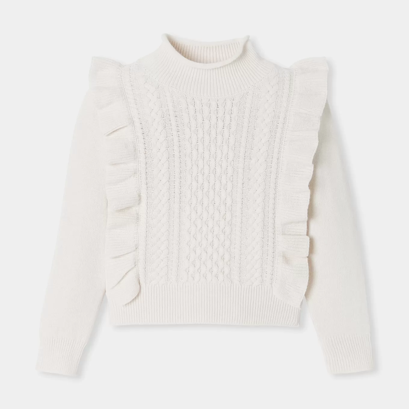 Discount Jacadi Pullover aus Wolle für Mädchen WEICHES JACADI WEISS