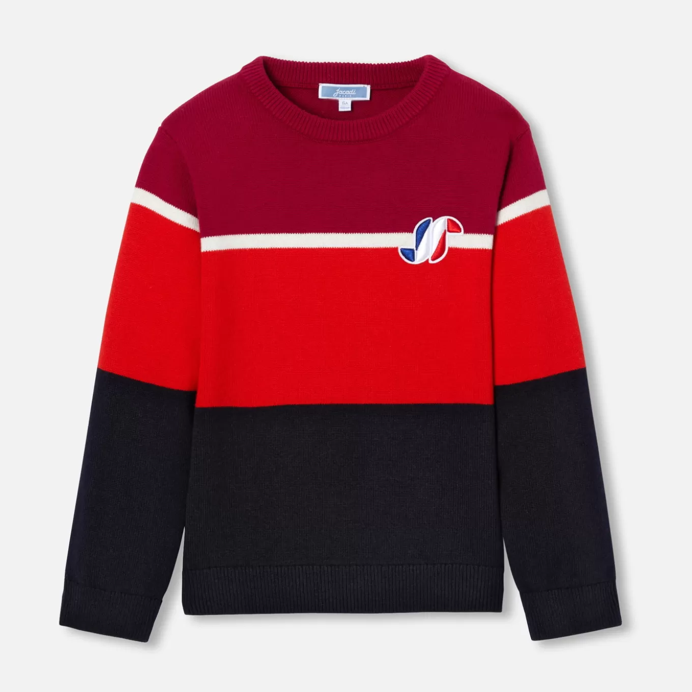 Flash Sale Jacadi Pullover für Jungen im Color-Block-Design MARINEBLAU/ROT