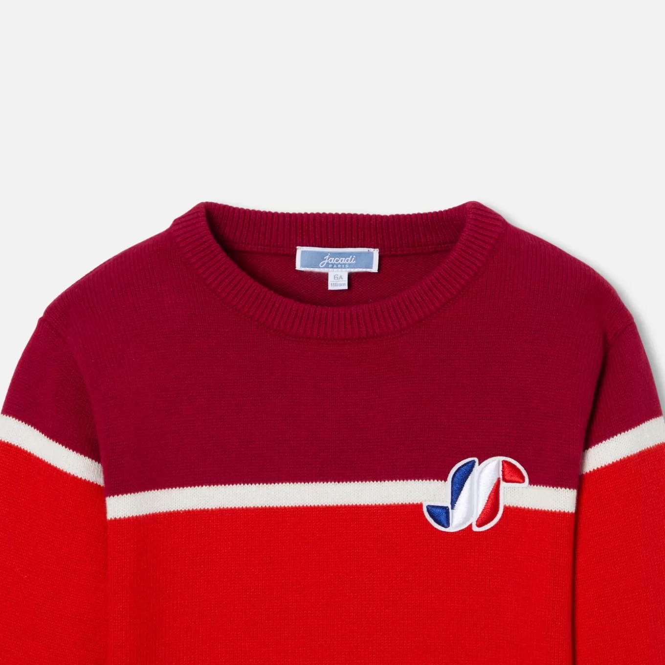 Flash Sale Jacadi Pullover für Jungen im Color-Block-Design MARINEBLAU/ROT