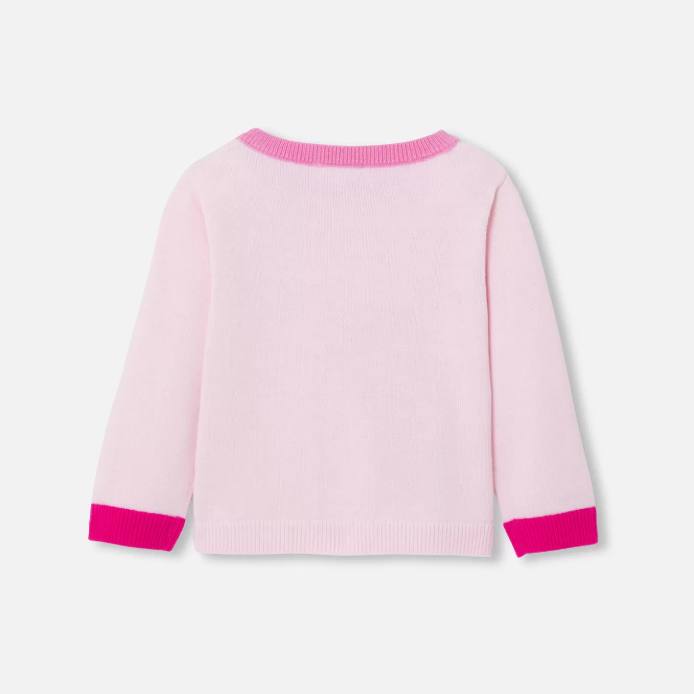 Best Sale Jacadi Pullover mit Blumen-Intarsie Kleinkind Mädchen ROSA PUDER JACADI