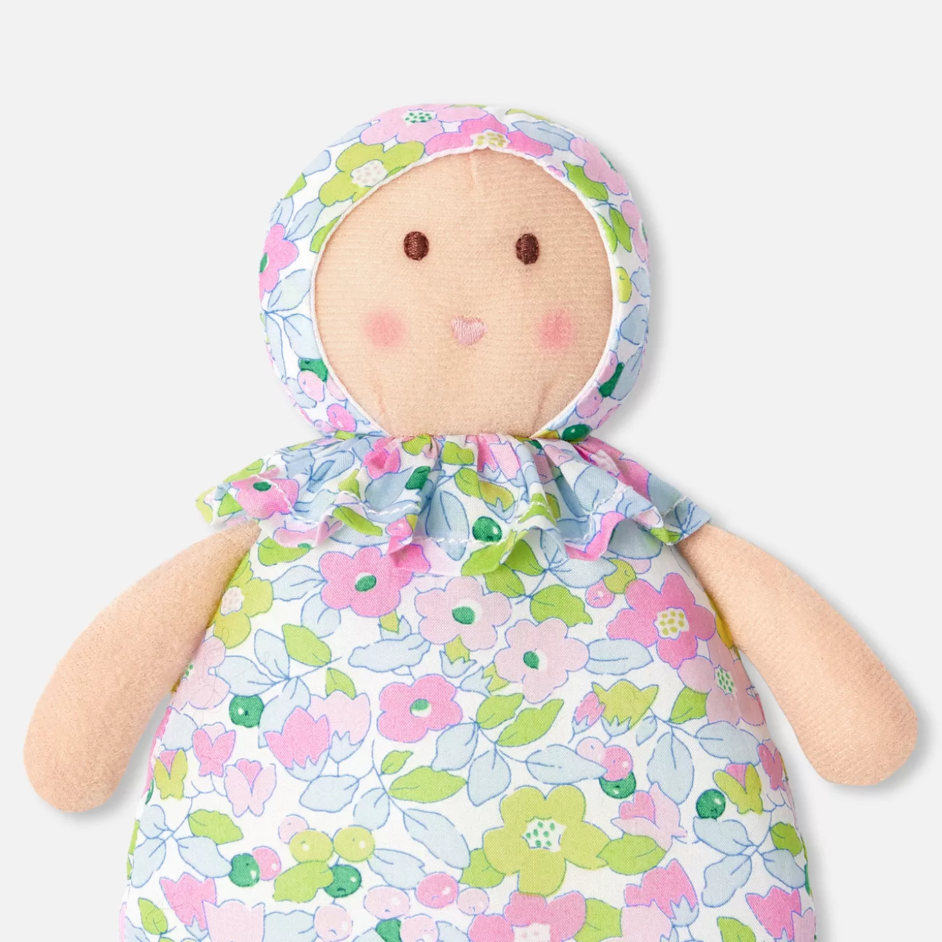 Discount Jacadi Puppe Josephine aus Liberty-Stoff ROSA/MEHRFARBIG