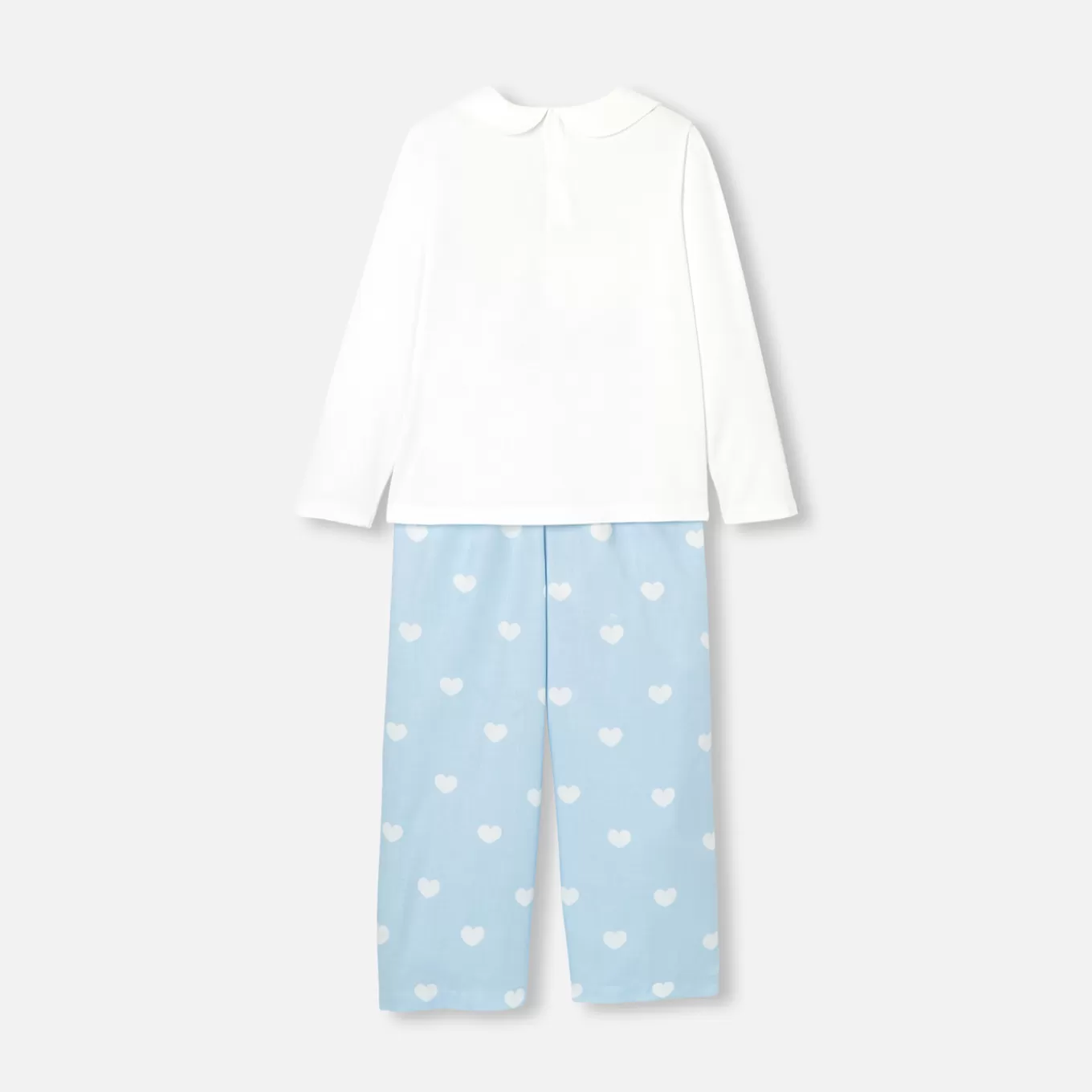 Fashion Jacadi Pyjama aus Baumwolle für Mädchen WEISS/BLAU