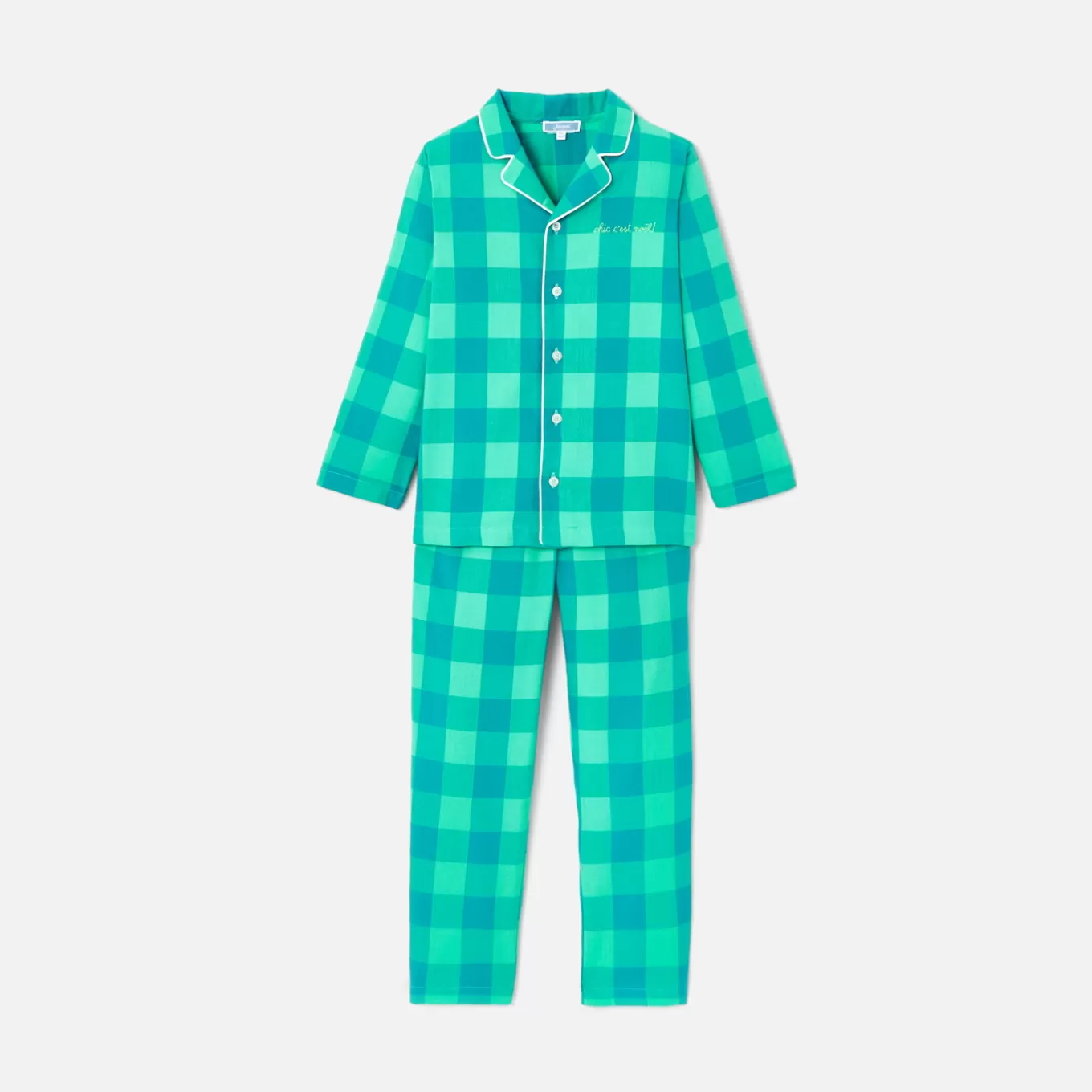 Outlet Jacadi Pyjama aus Flanell für Jungen GRÜN/MEHRFARBIG