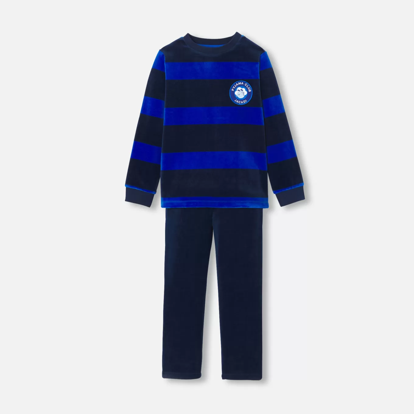 Store Jacadi Pyjama aus Samt für Jungen BLAU
