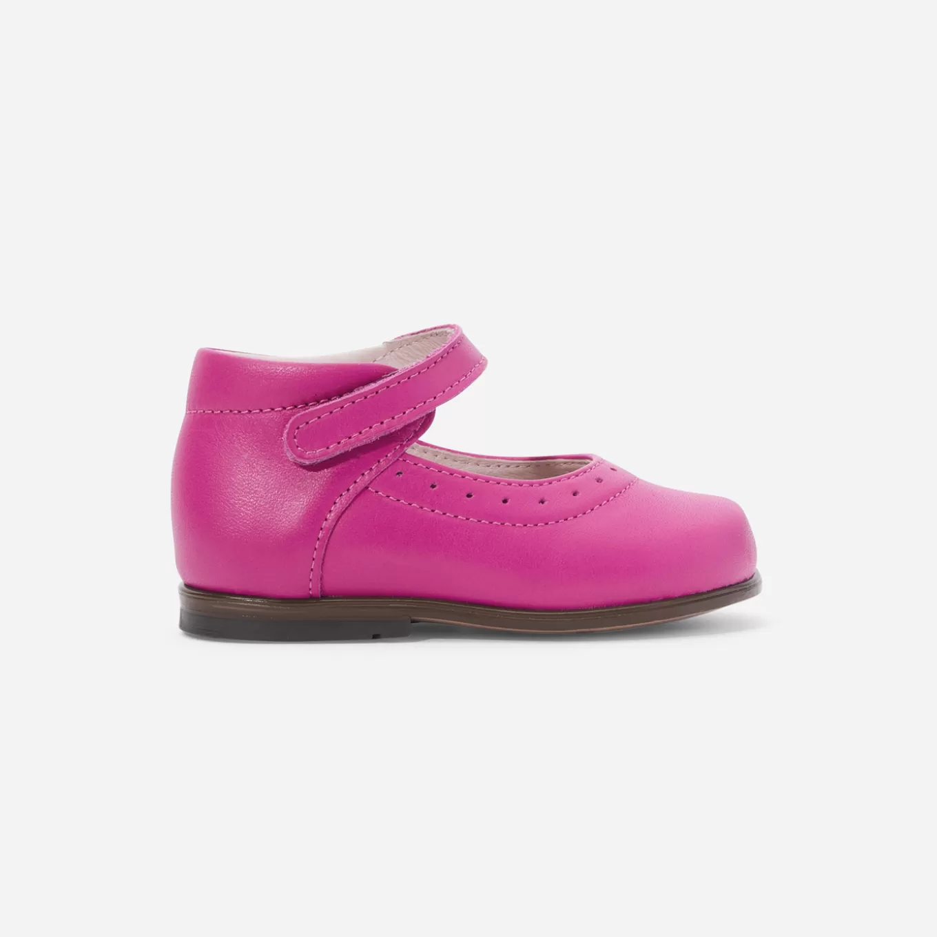 Store Jacadi Riemchenschuhe für kleine Mädchen aus Lackleder ROSA