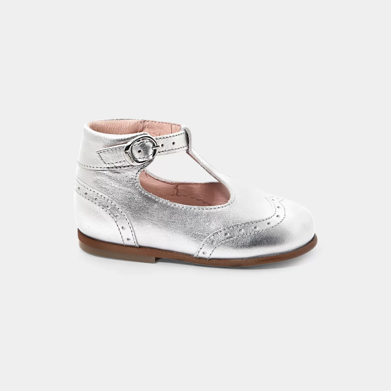 Discount Jacadi Riemchenschuhe für Mädchen SILBER