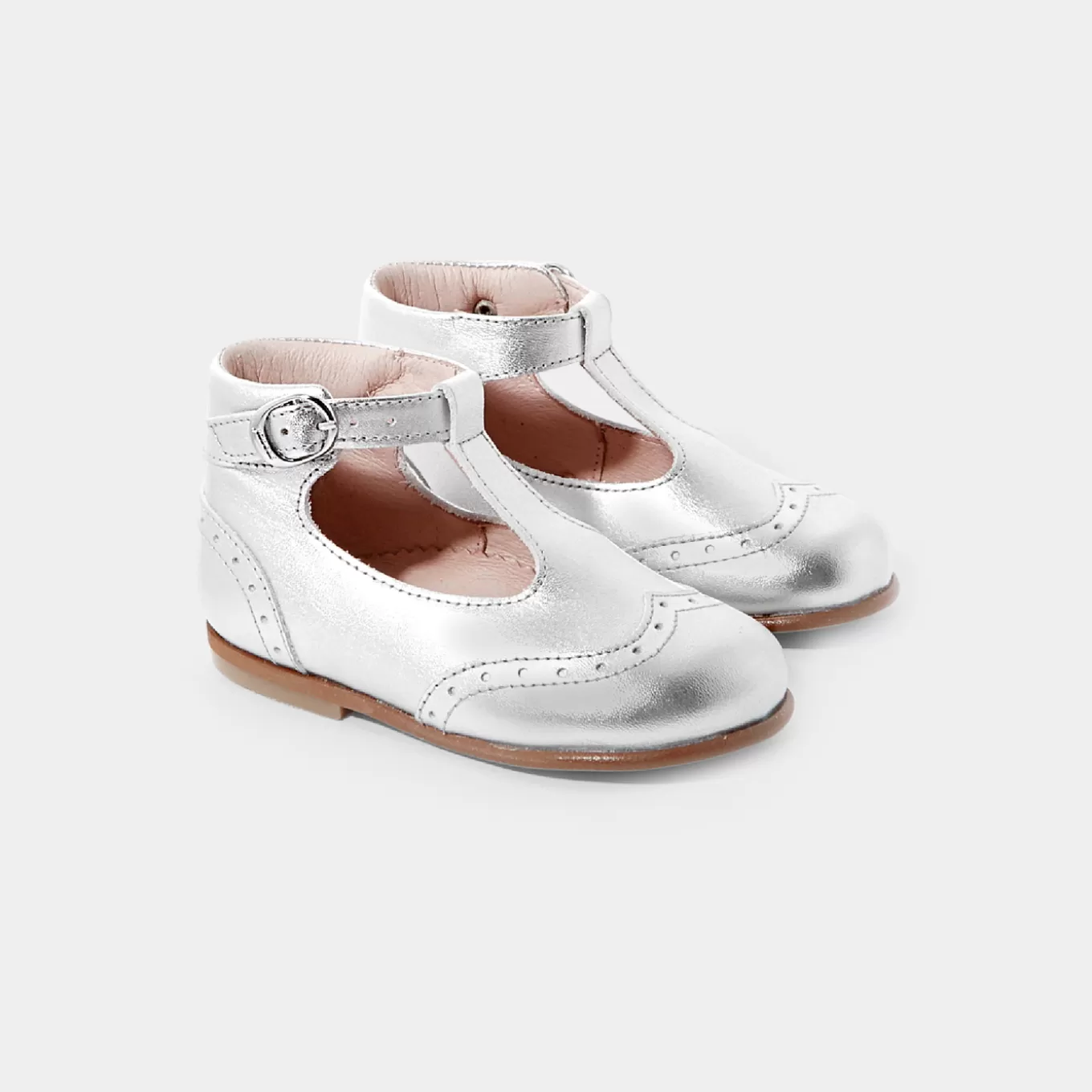 Discount Jacadi Riemchenschuhe für Mädchen SILBER