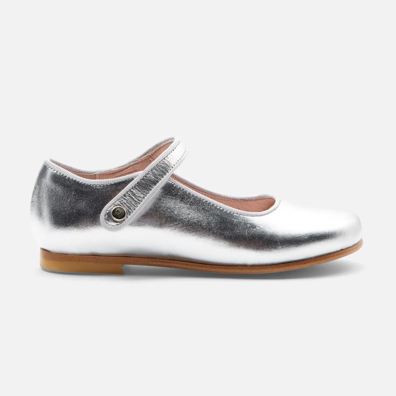Store Jacadi Riemchenschuhe für Mädchen aus Glacéleder SILBER