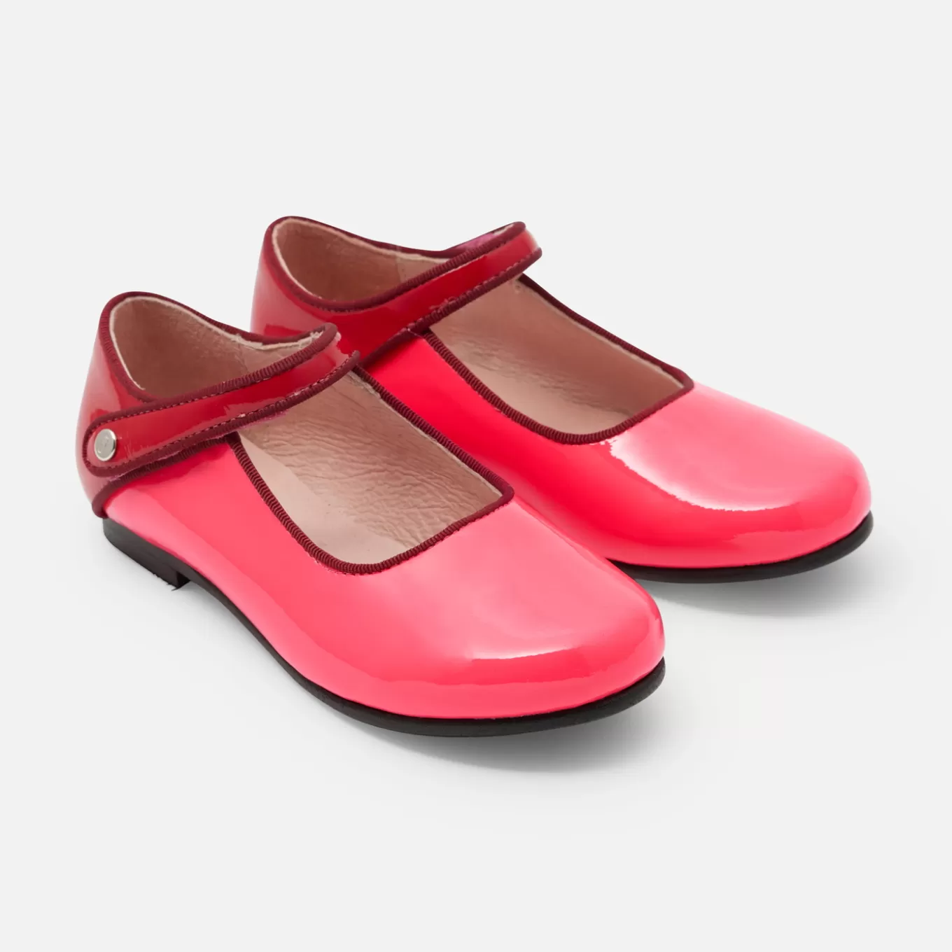 Outlet Jacadi Riemchenschuhe für Mädchen aus Lackleder ROSA