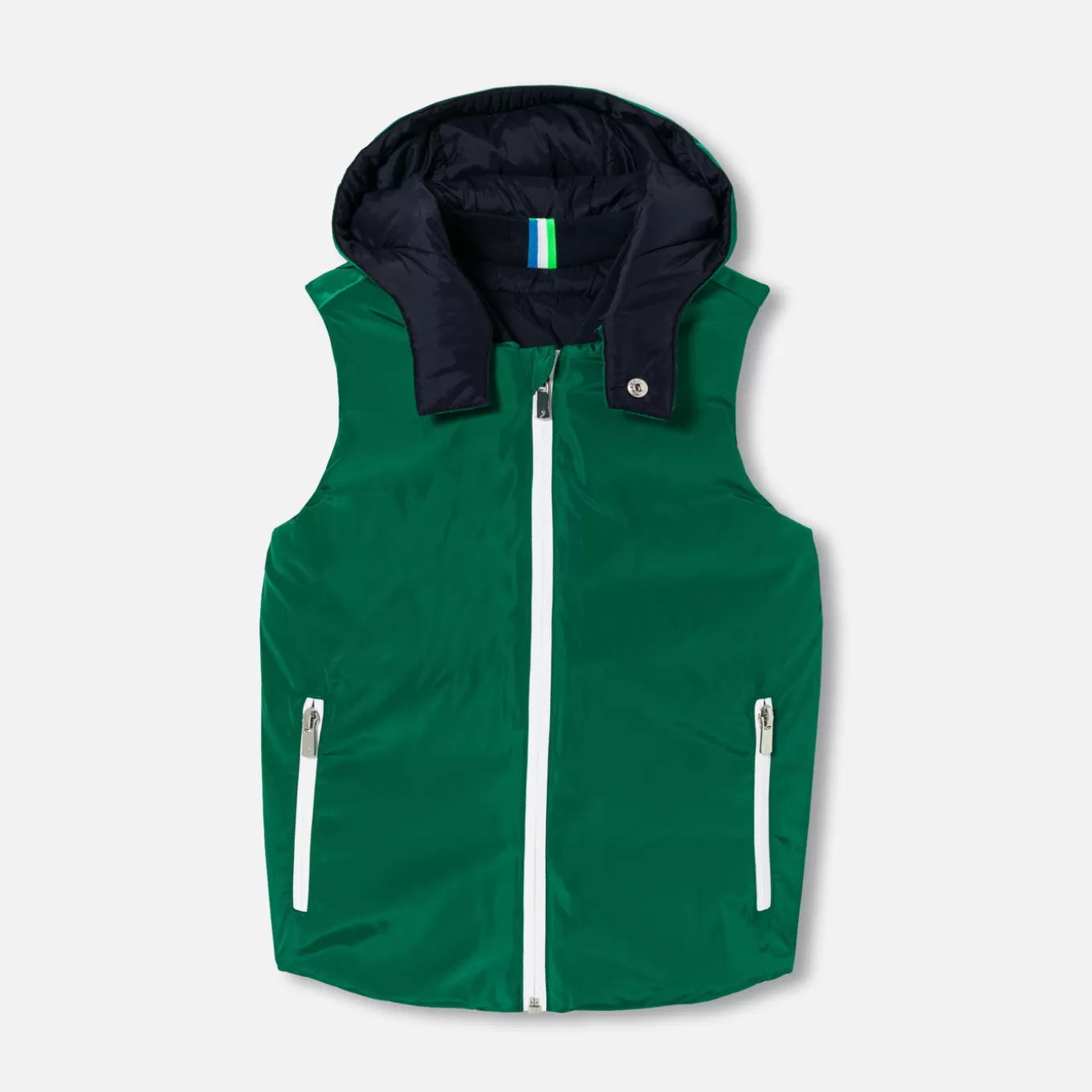 Sale Jacadi Ärmellose Steppjacke zum Wenden für Jungen MARINEBLAU/GRÜN