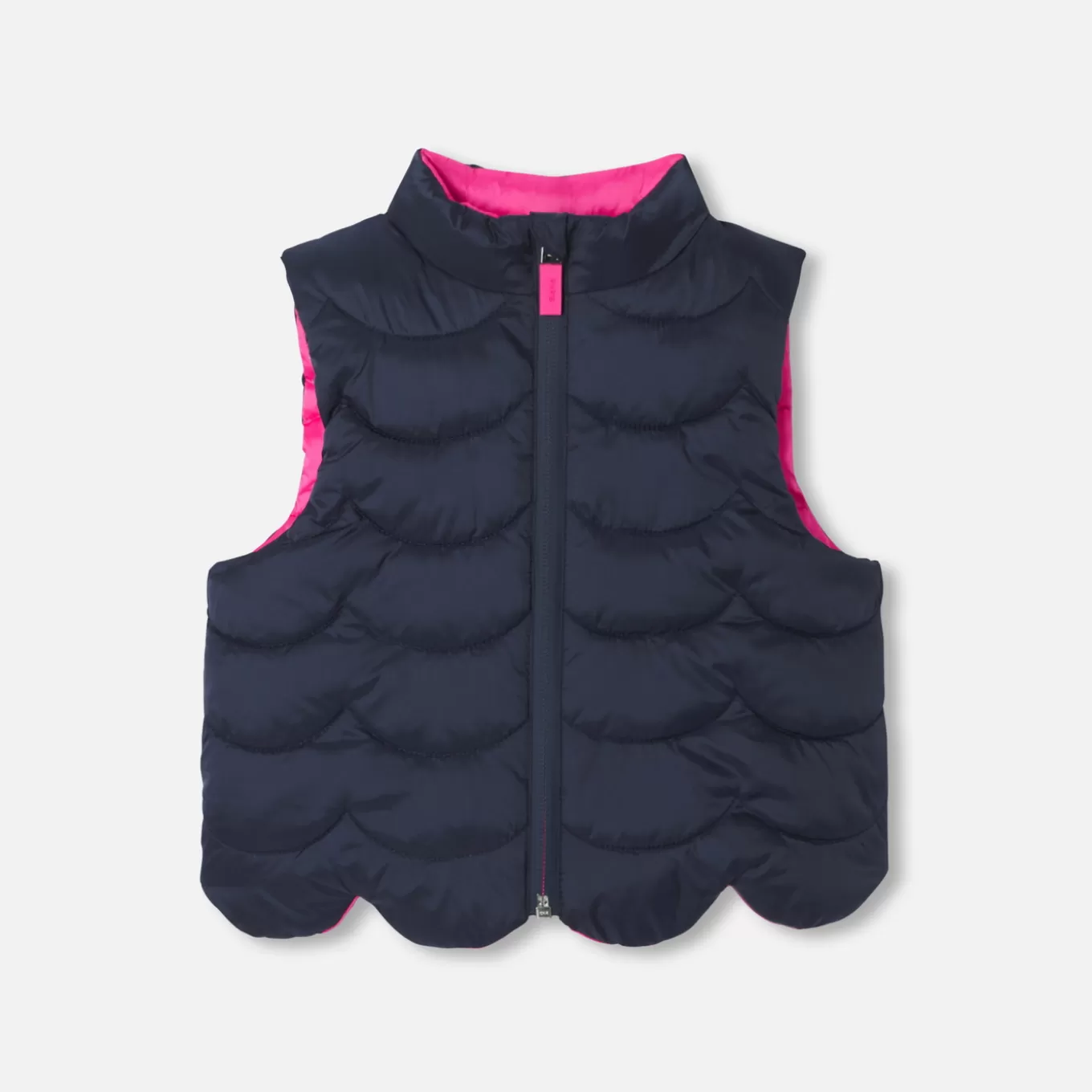 Clearance Jacadi Ärmellose, wendbare Steppjacke Kleinkind Mädchen ROSA/MEHRFARBIG
