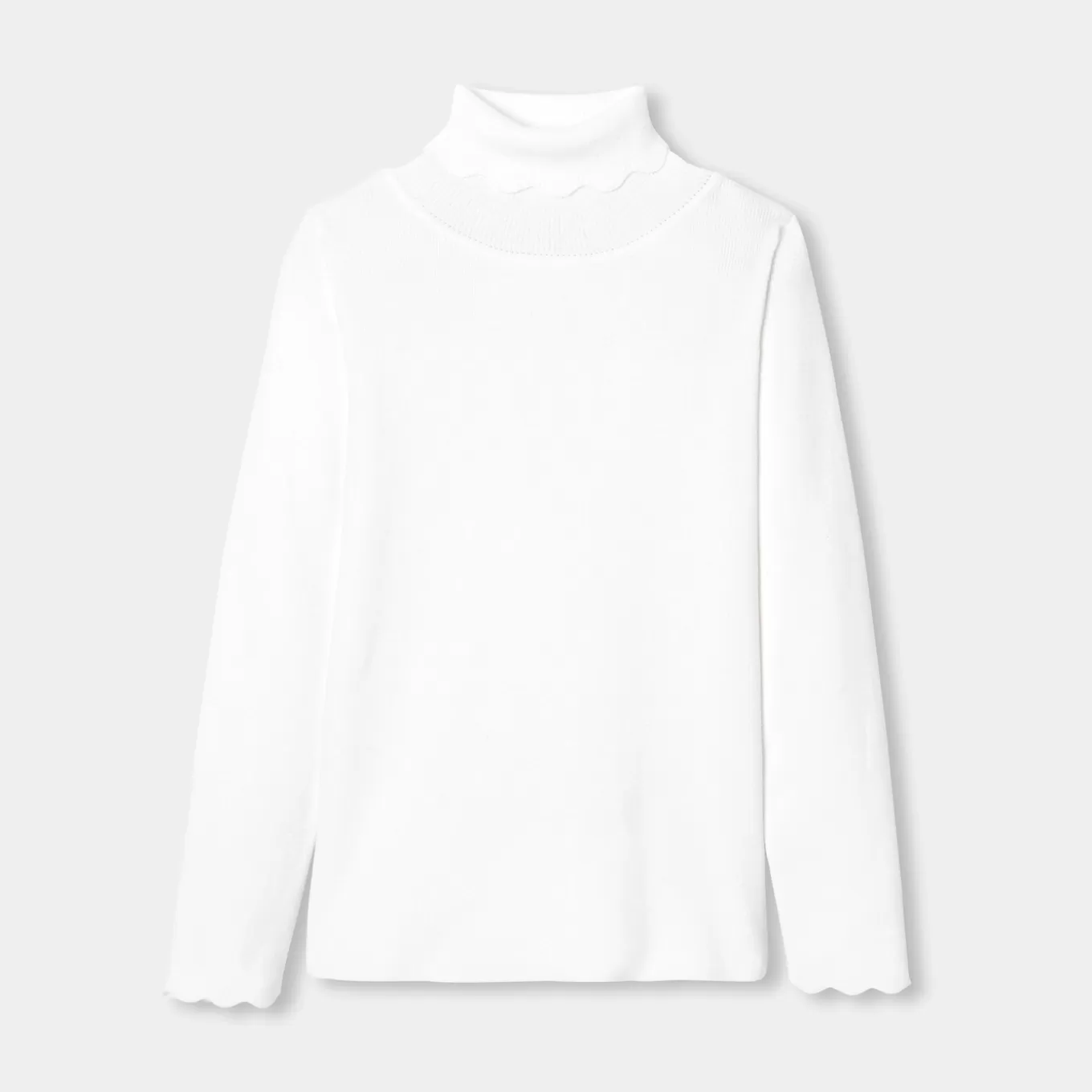 Best Sale Jacadi Rollkragenpullover für Mädchen WEICHES JACADI WEISS
