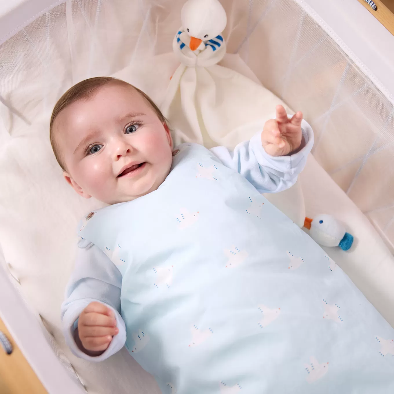 Hot Jacadi Schlafsack 0–6 Monate TÜRKIS JACADI