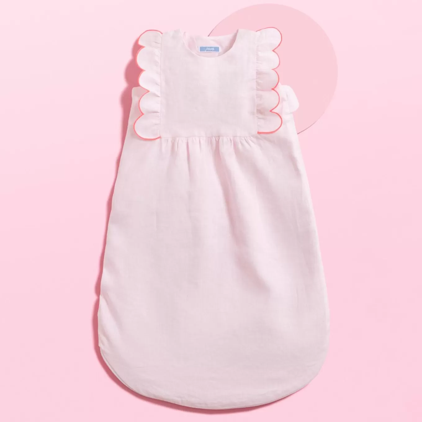 Best Sale Jacadi Schlafsack aus Leinen 0–6 Monate ROSA BLASS JACADI