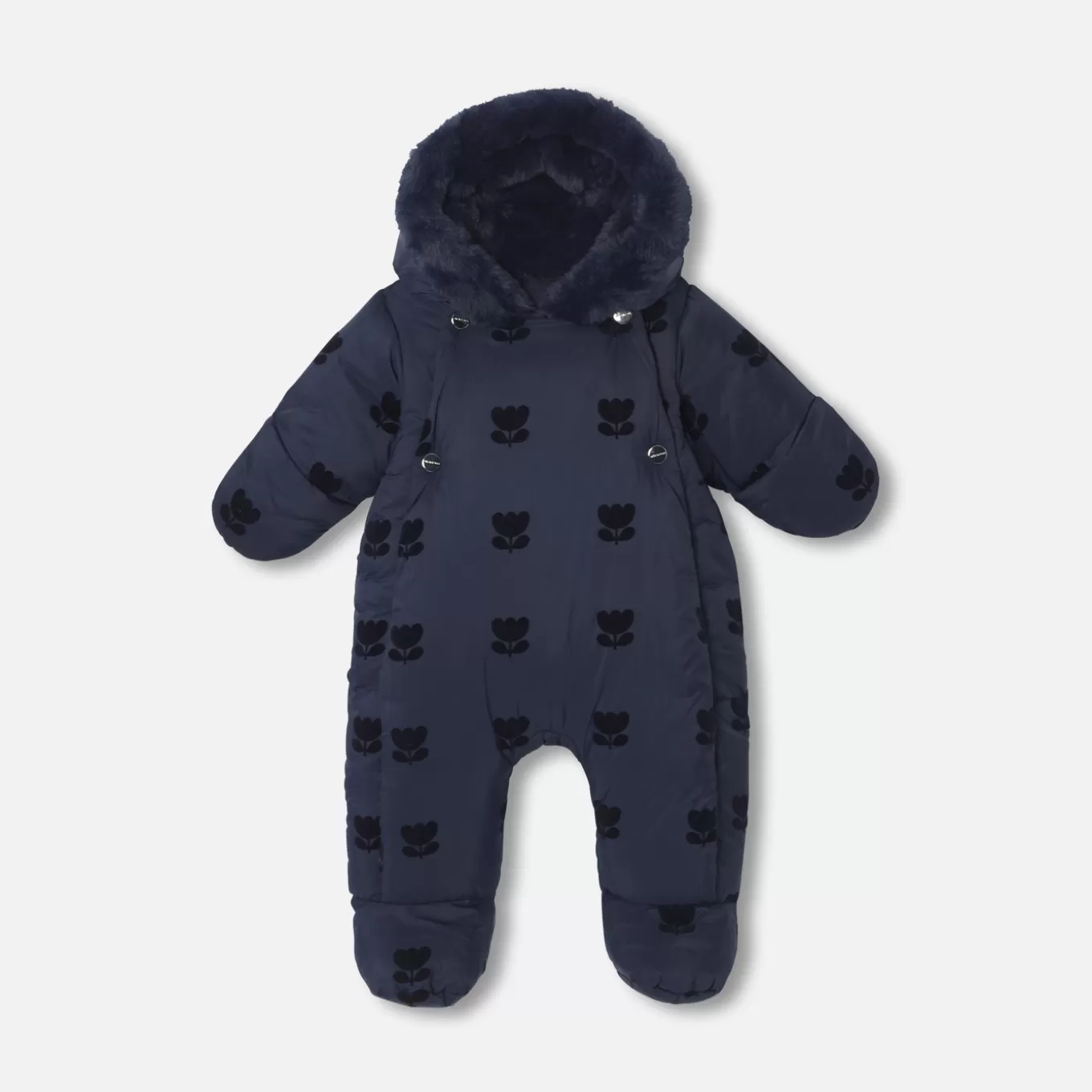 Sale Jacadi Schneeanzug aus Nylon für Baby Mädchen MARINEBLAU JACADI