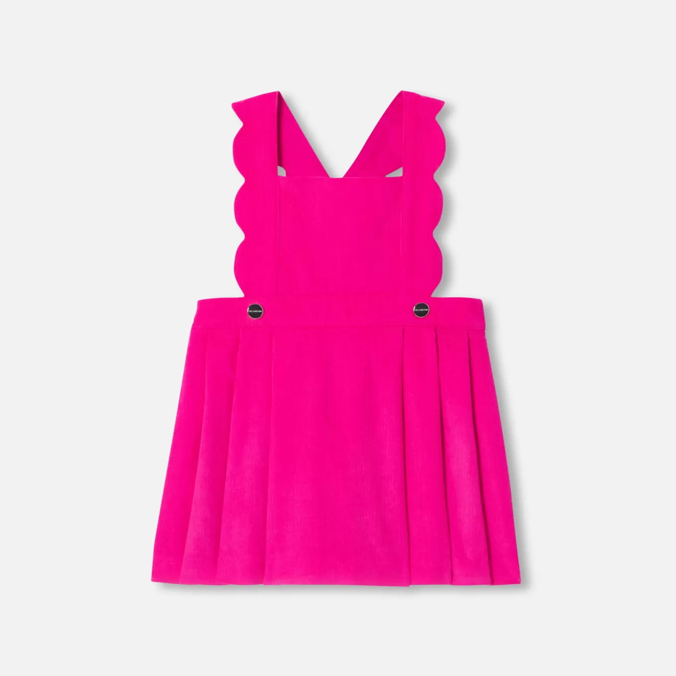 Shop Jacadi Schürzenkleid aus Samt Kleinkind Mädchen HIMBEERE