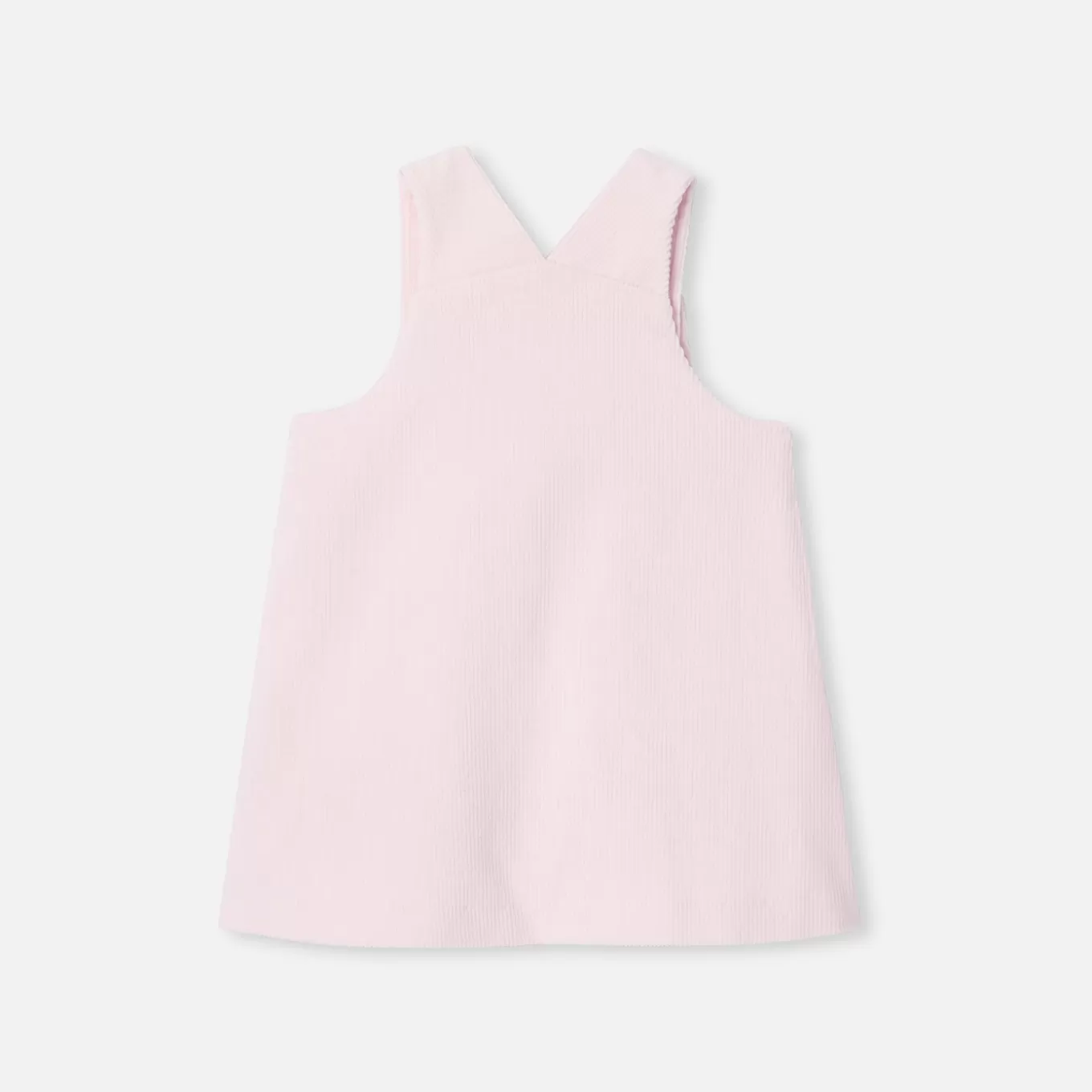 Outlet Jacadi Schürzenkleid aus Samt Kleinkind Mädchen ROSA PUDER JACADI