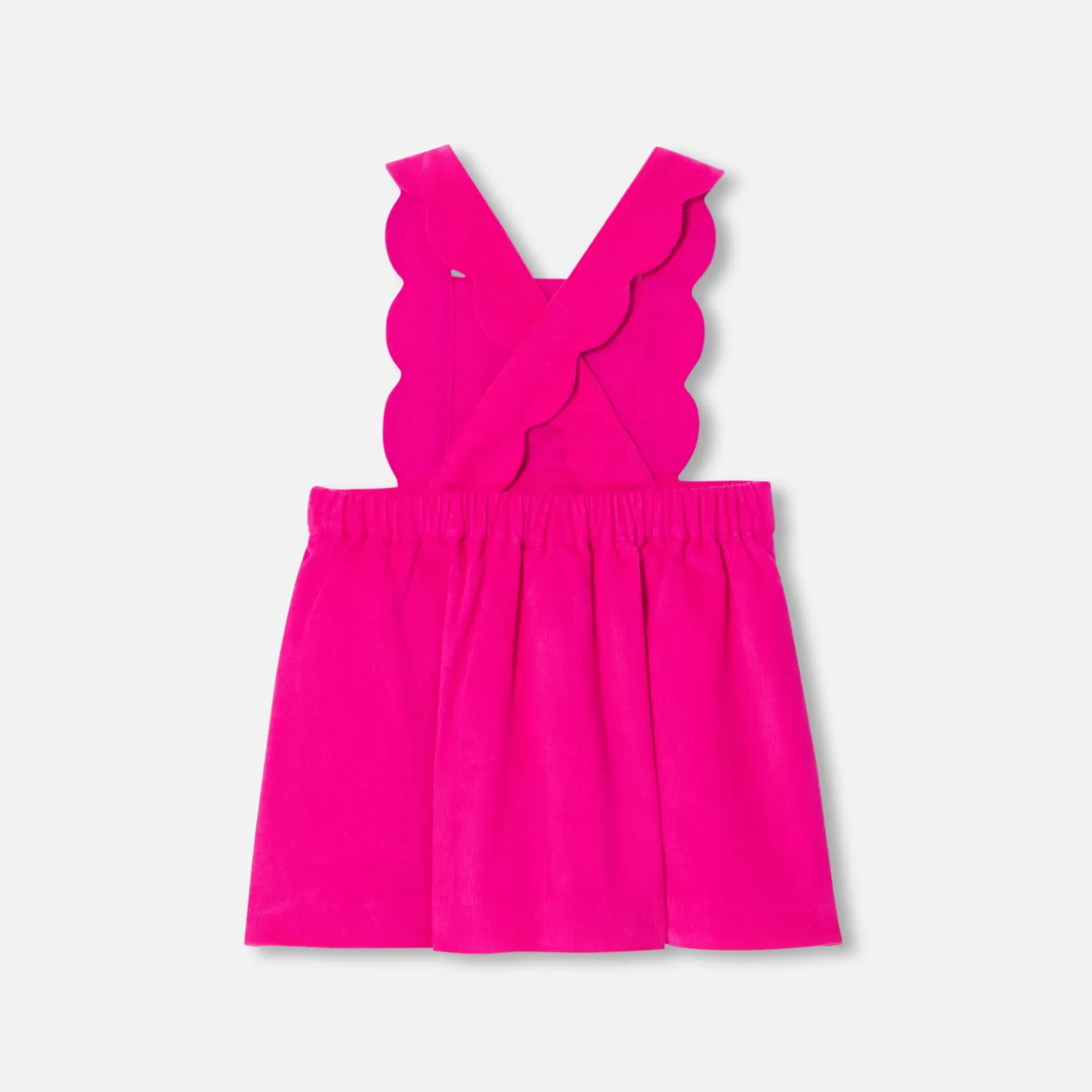 Shop Jacadi Schürzenkleid aus Samt Kleinkind Mädchen HIMBEERE