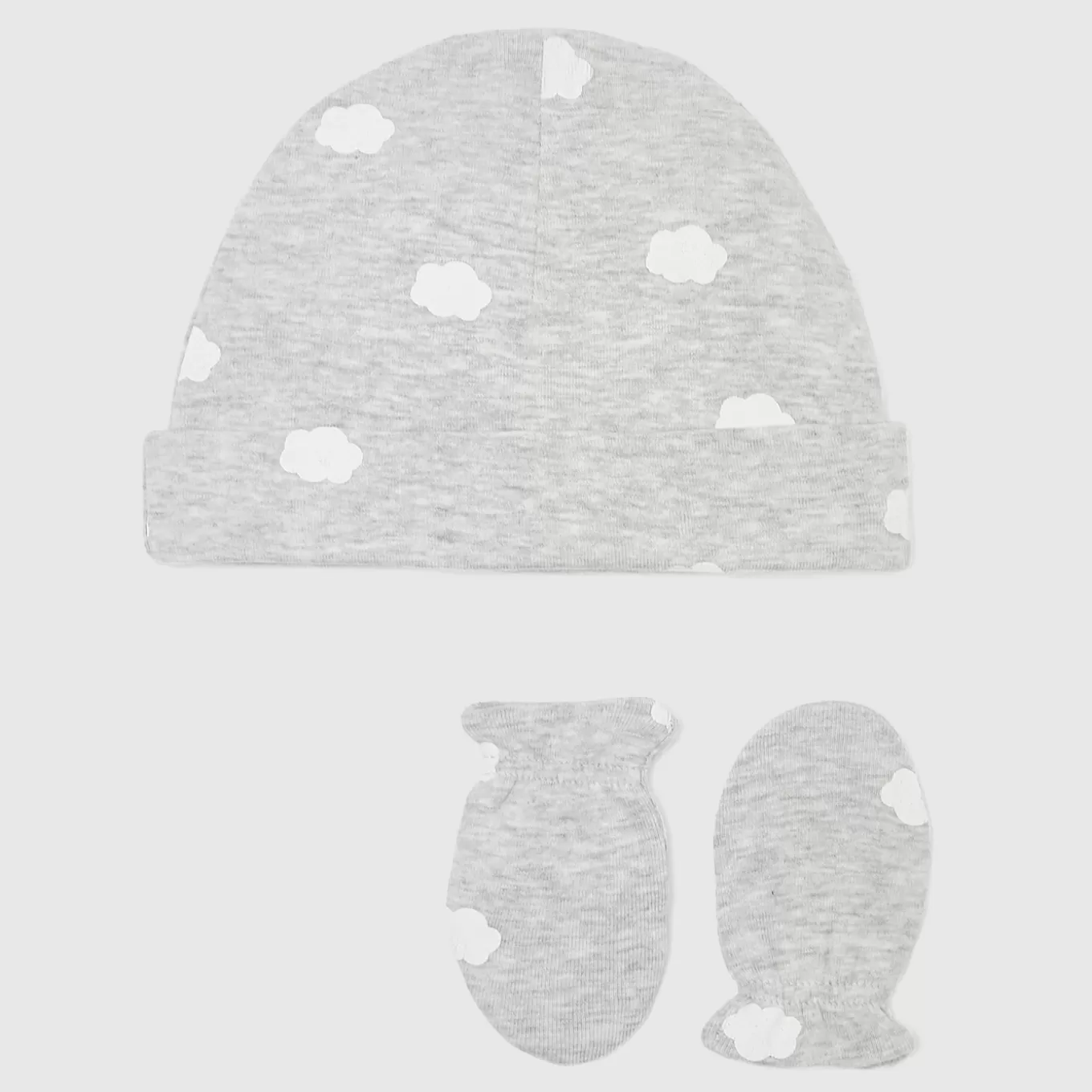 Online Jacadi Set aus Mütze und Fäustlingen GRAU/WEISS