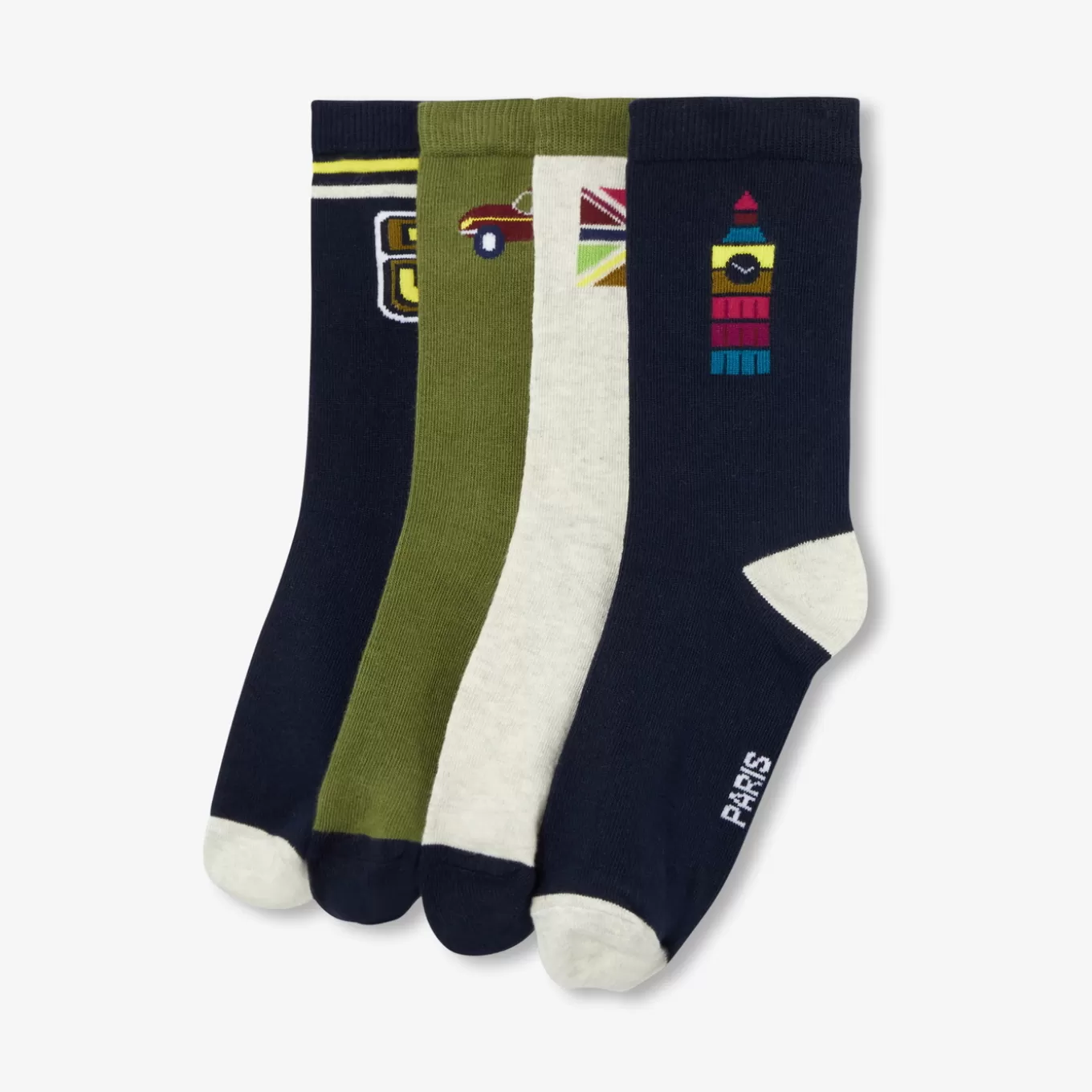 Online Jacadi Set mit 4 Paar Socken für Jungen MEHRFARBIG