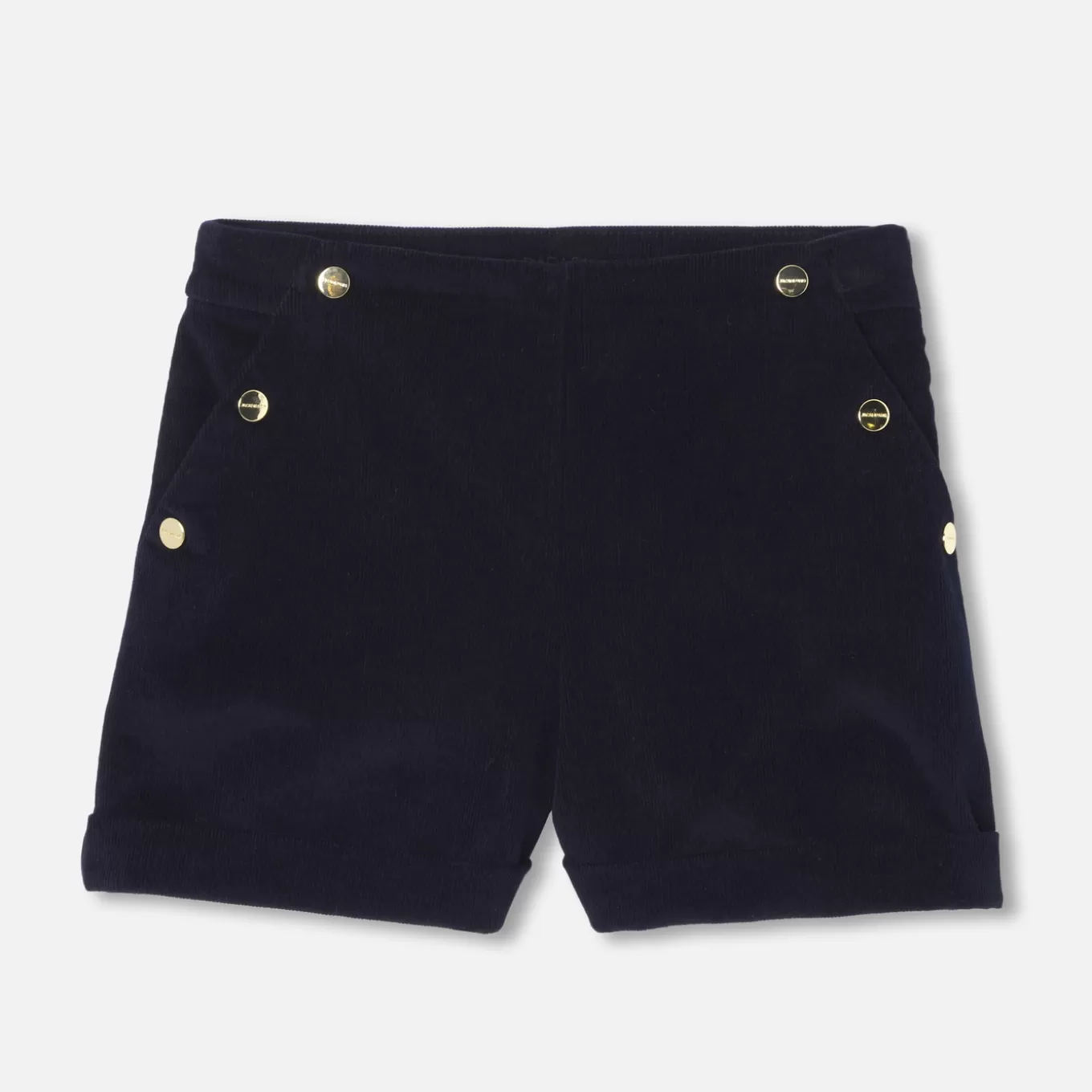Hot Jacadi Shorts aus Samt für Mädchen MARINEBLAU JACADI