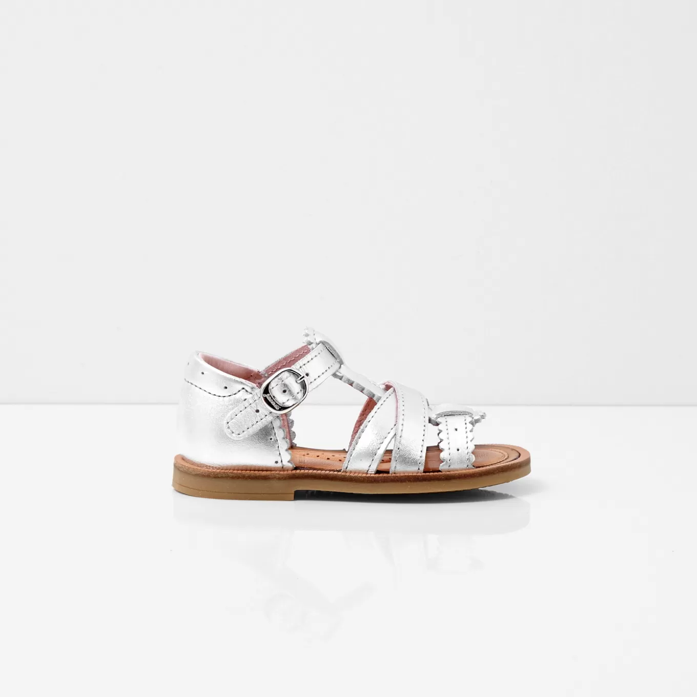 Shop Jacadi ne Ledersandalen SILBER