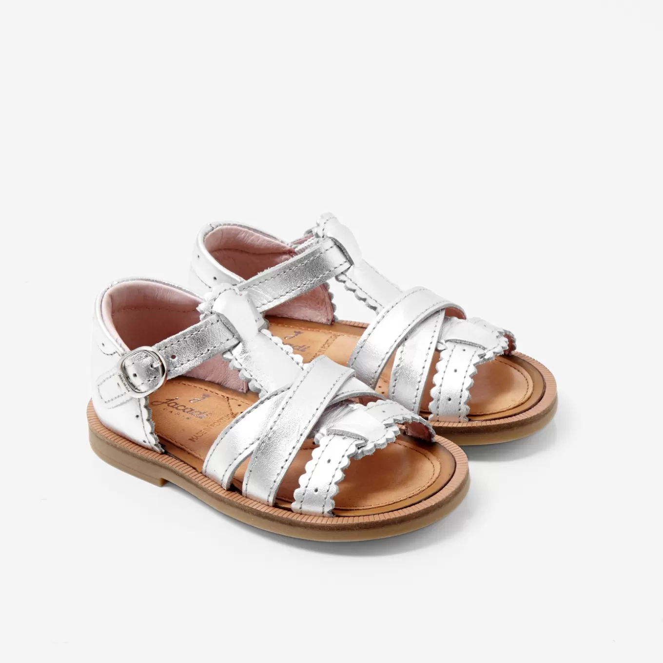 Shop Jacadi ne Ledersandalen SILBER