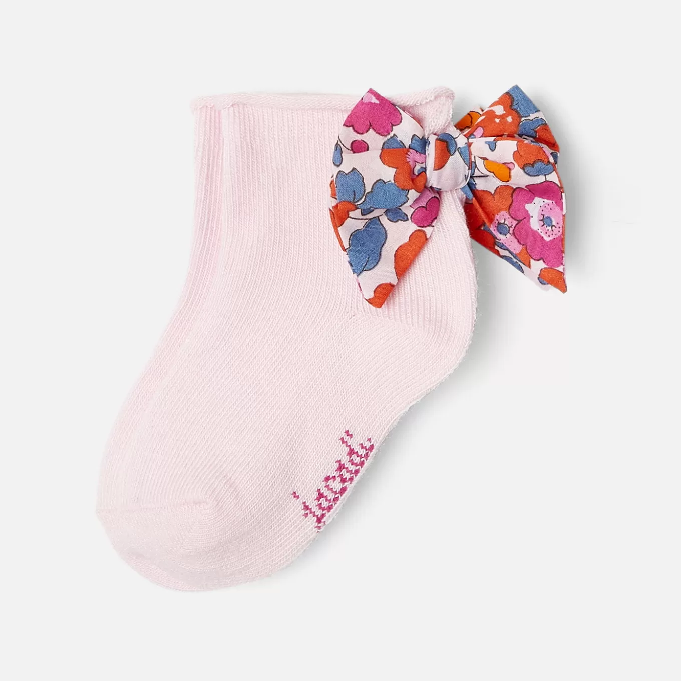 Fashion Jacadi Socken für Mädchen mit Schleife aus Liberty-Stoff MEHRFARBIG