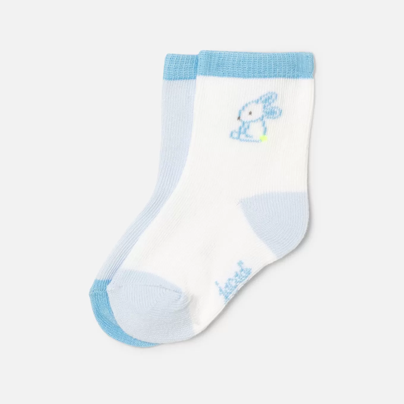 Hot Jacadi Socken-Duo für Baby Jungen BLAU/MEHRFARBIG