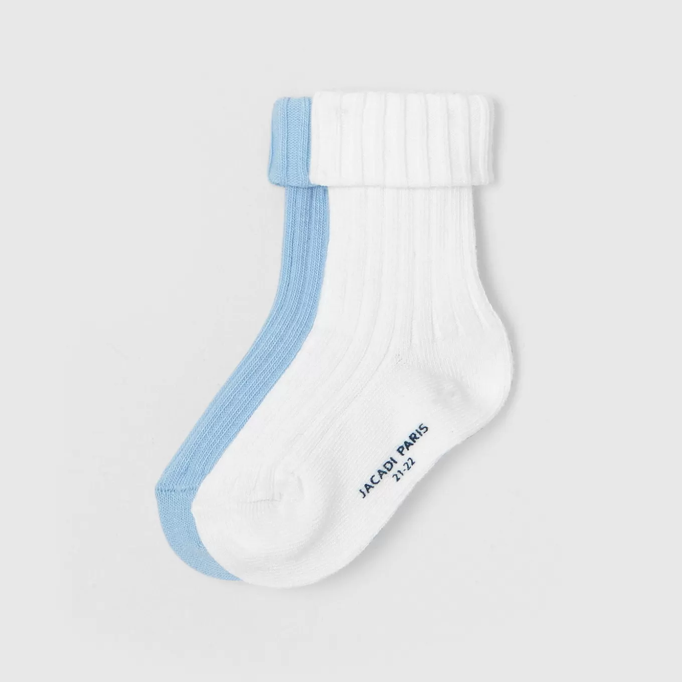 Sale Jacadi Socken-Duo Jungen WEISS/BLAU