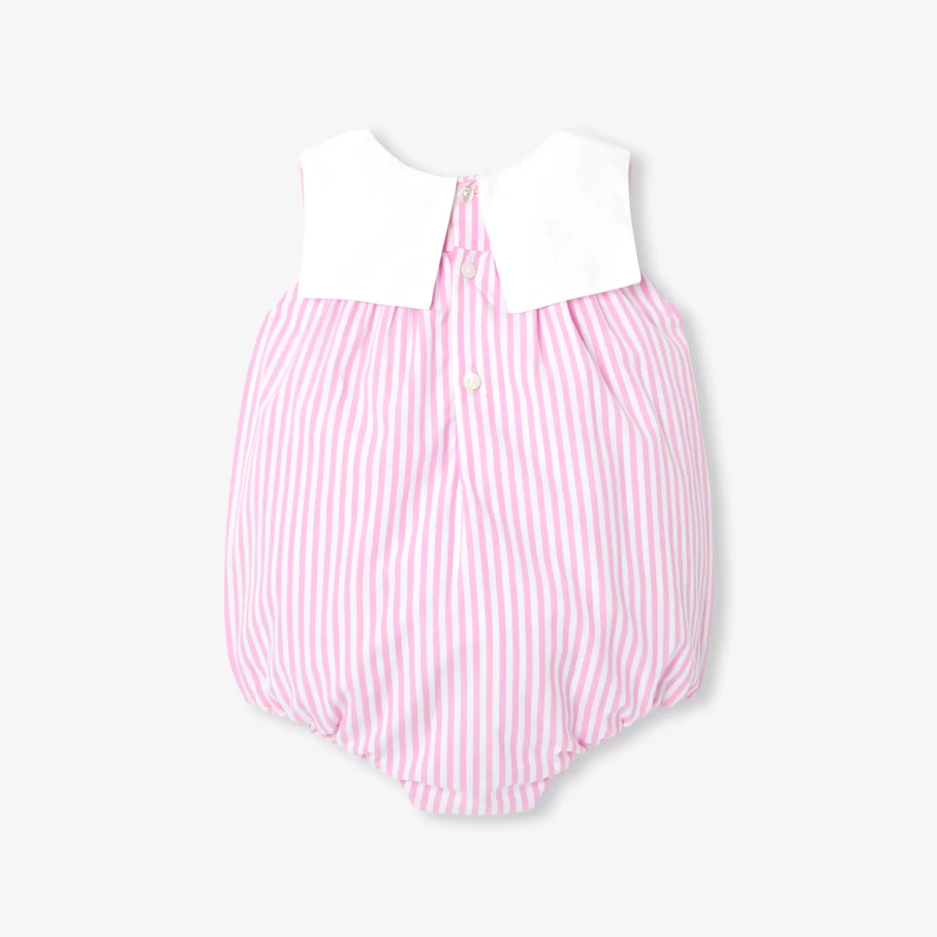 Cheap Jacadi Spielanzug aus gestreiftem Popeline für Mädchen WEISS/ROSA