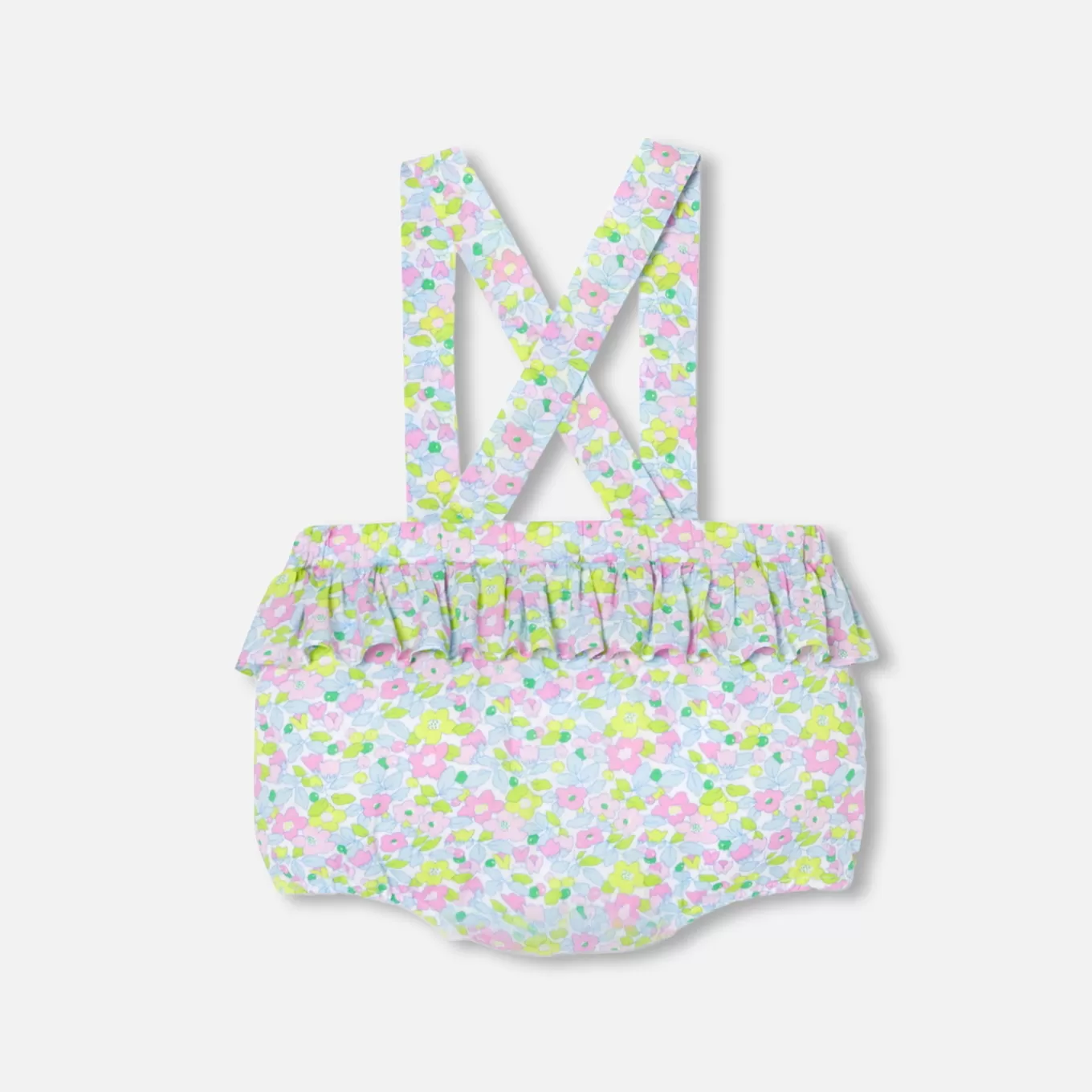 Shop Jacadi Spieler aus Liberty-Stoff für Baby Mädchen WEISS/MEHRFARBIG