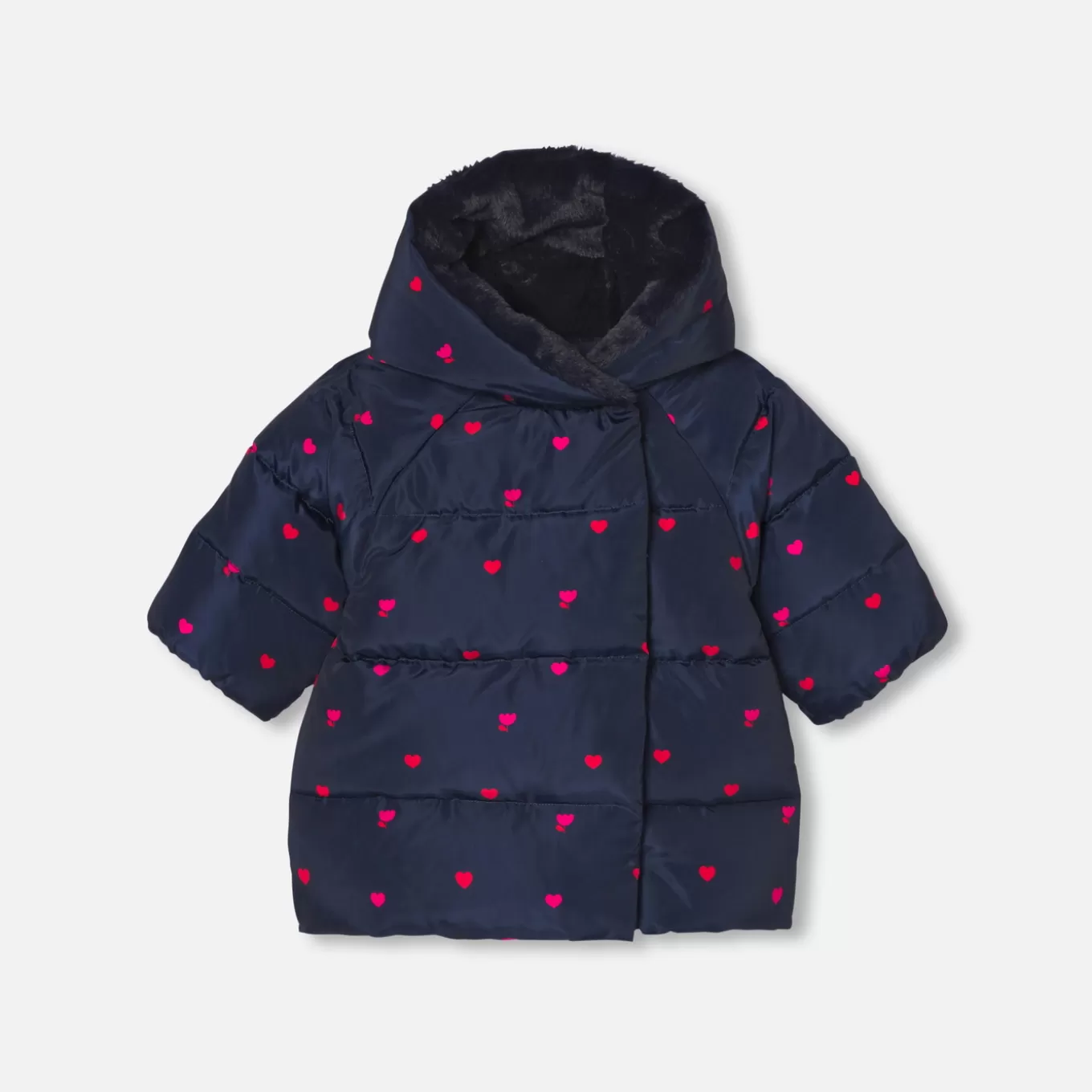 New Jacadi Steppjacke Kleinkind Mädchen MARINEBLAU JACADI