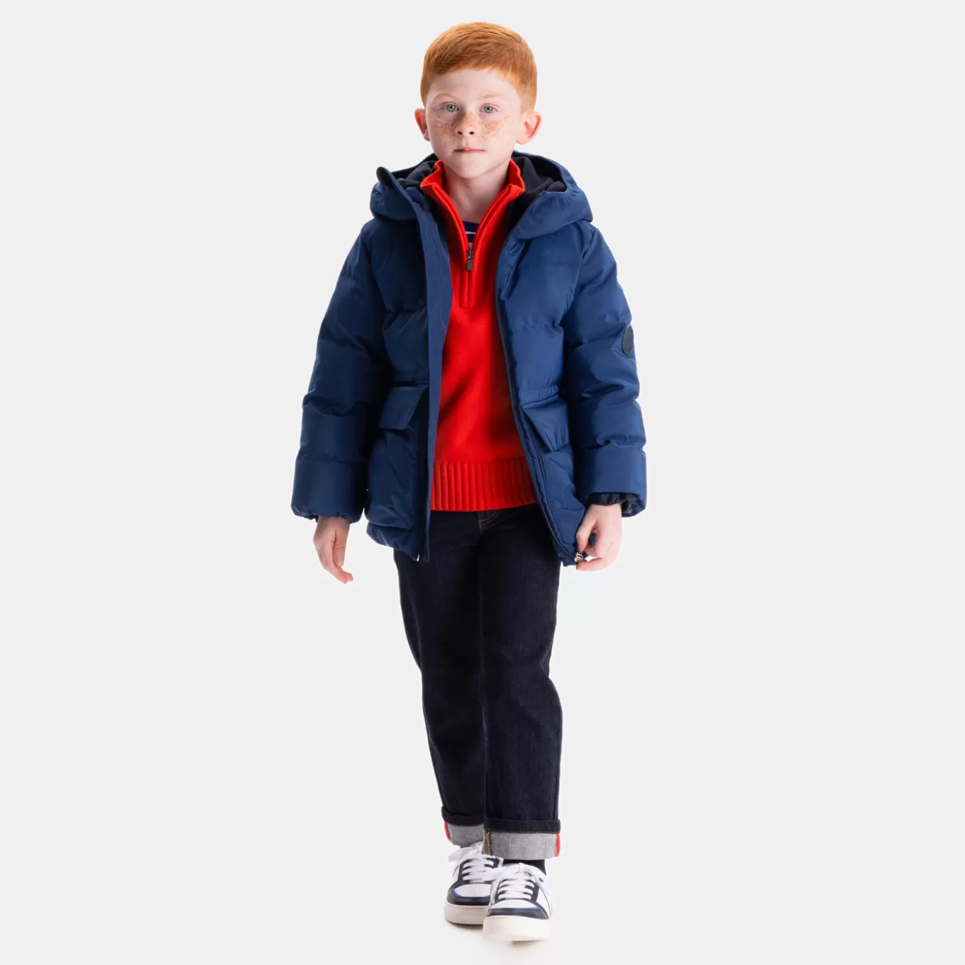 Cheap Jacadi Steppjacke mit Kapuze für Jungen OZEANBLAU