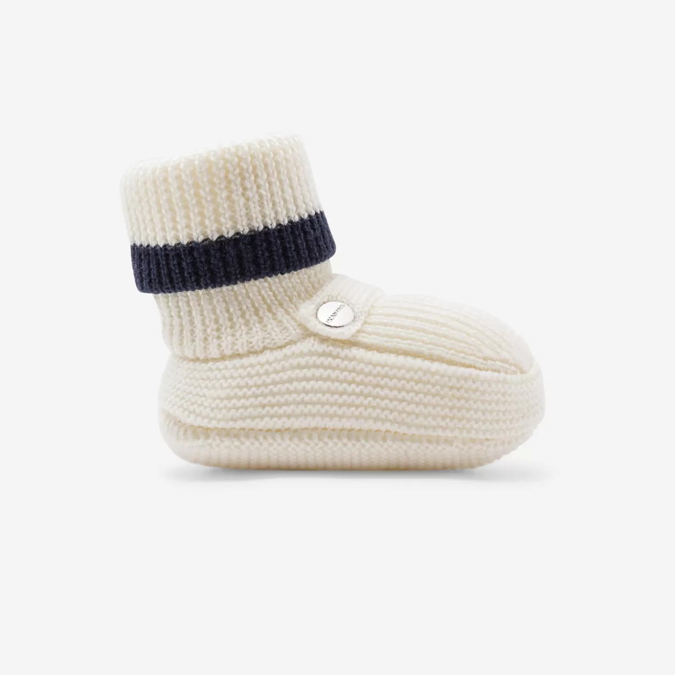 Discount Jacadi Stiefel für Babys aus Wolle WEISS/MARINEBLAU