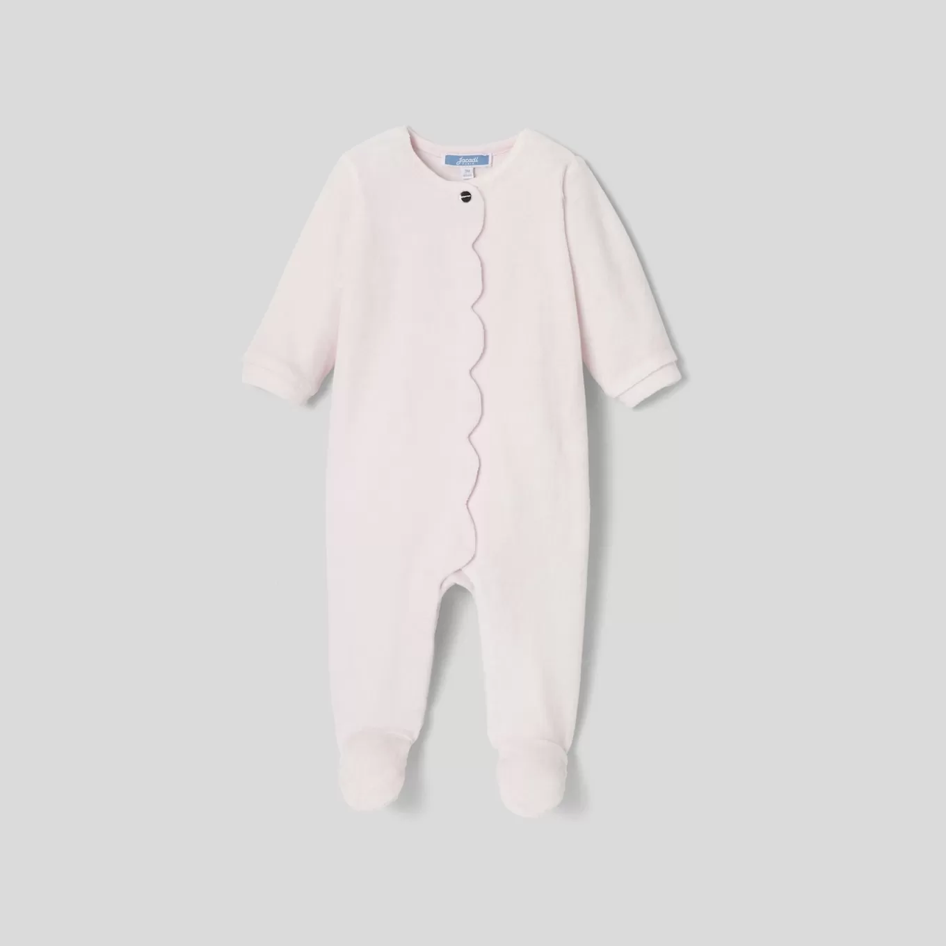 Fashion Jacadi Strampler aus Frotteesamt für Mädchen ROSA BLASS JACADI