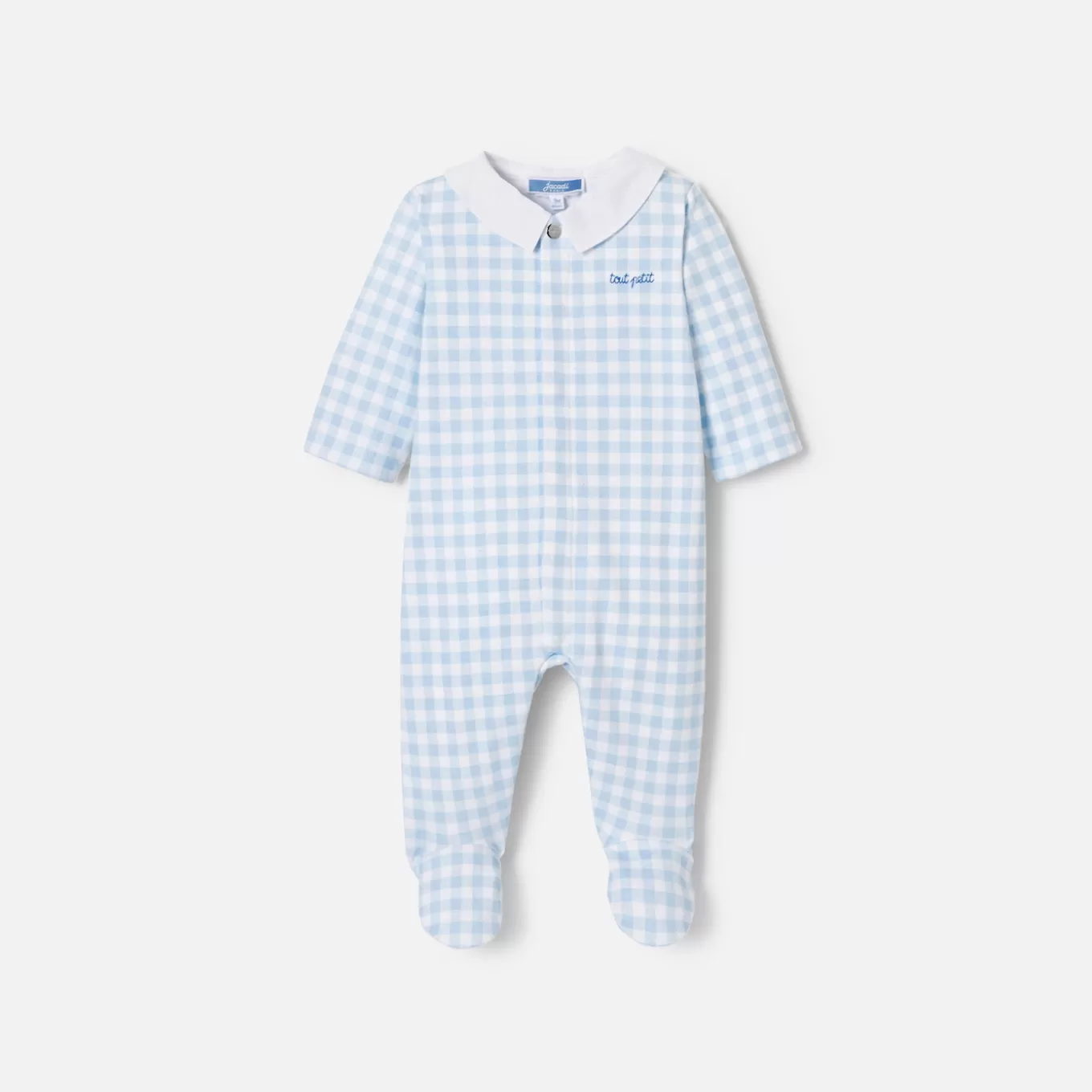Best Sale Jacadi Strampler aus Interlock-Gewebe für Jungen WEISS/BLAU