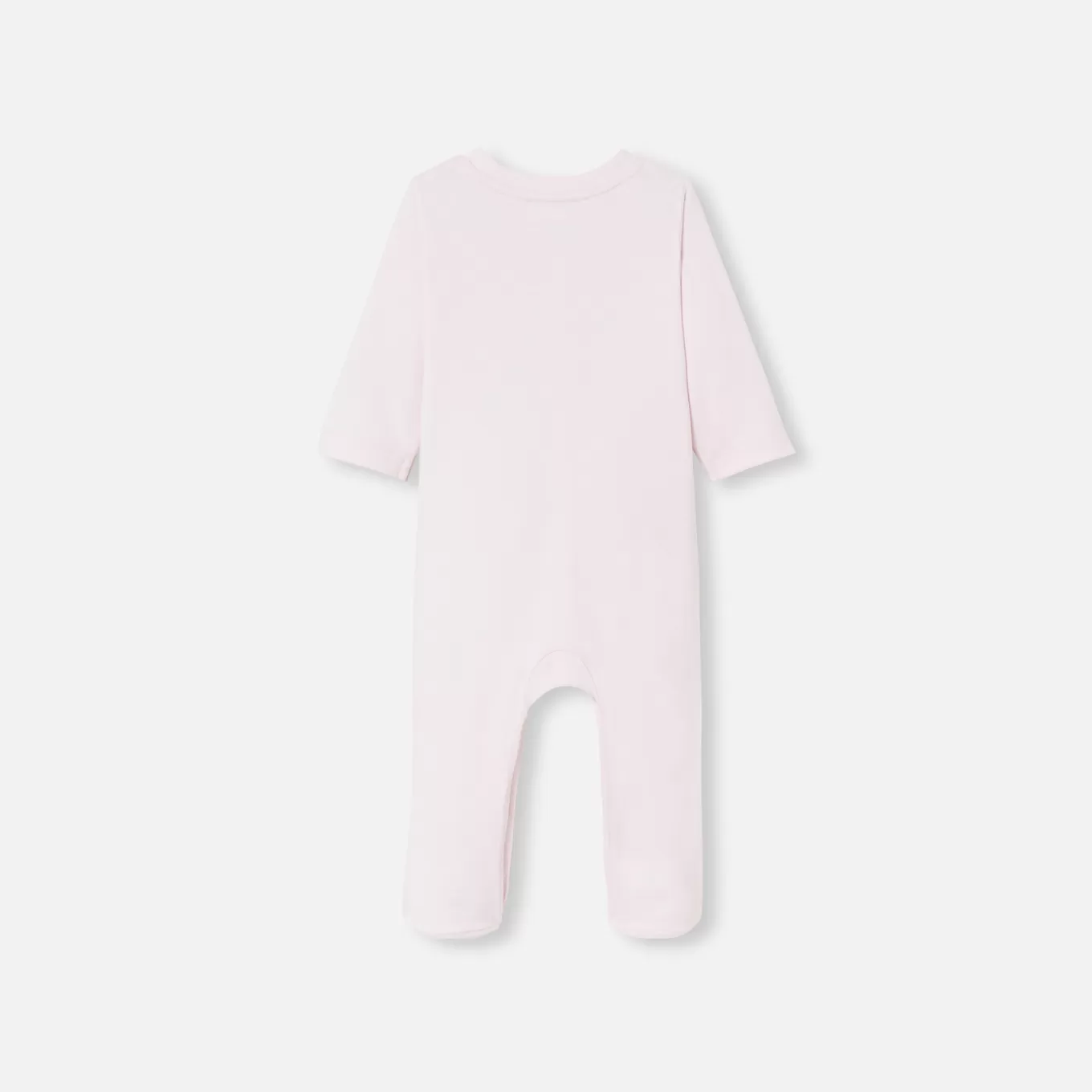 New Jacadi Strampler aus Interlock-Gewebe für Mädchen ROSA BLASS JACADI