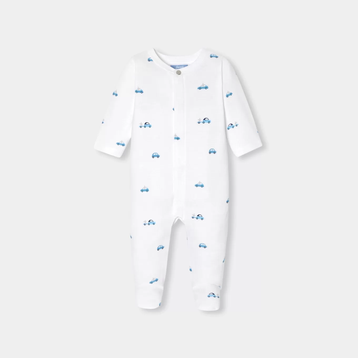 Flash Sale Jacadi Strampler aus Molton für Baby Jungen WEICHES WEISS/MEHRFARBIG