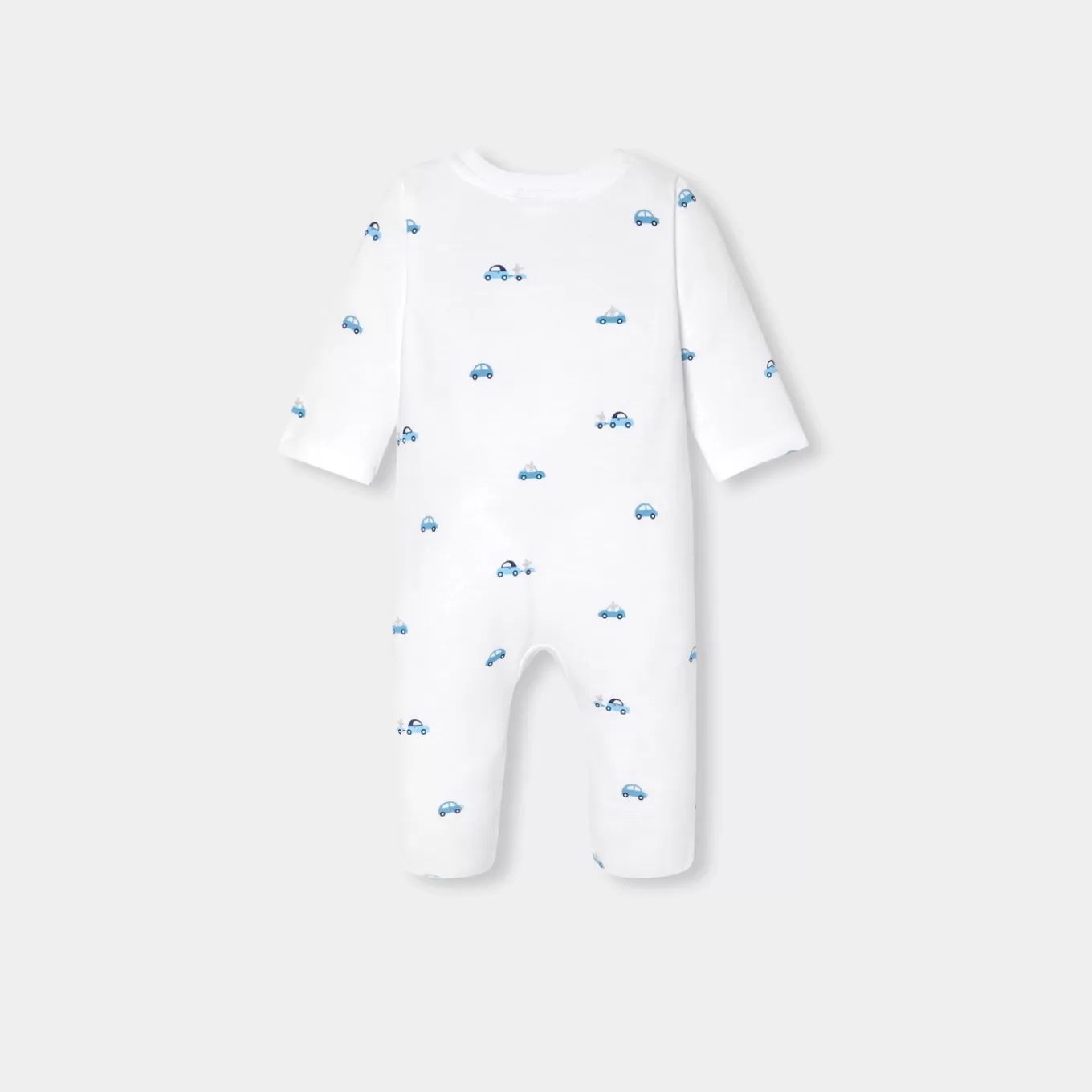 Flash Sale Jacadi Strampler aus Molton für Baby Jungen WEICHES WEISS/MEHRFARBIG