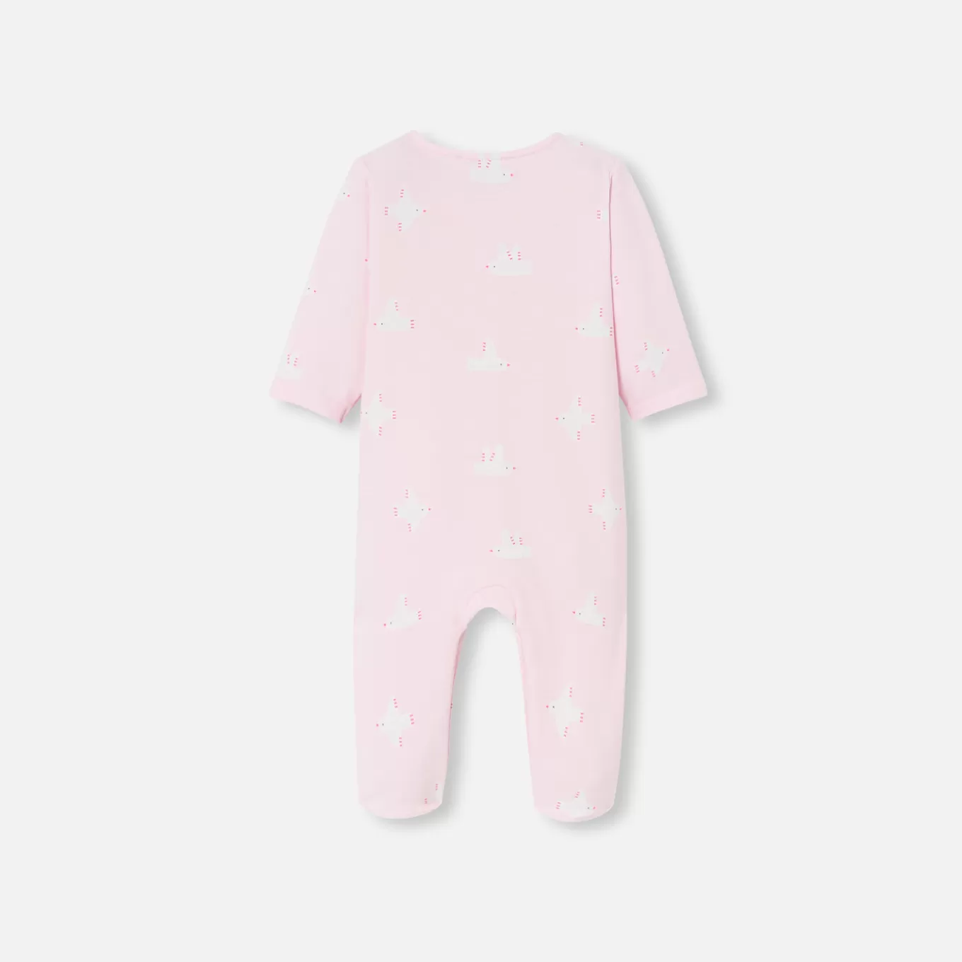 Cheap Jacadi Strampler aus Molton für Mädchen ROSA/MEHRFARBIG