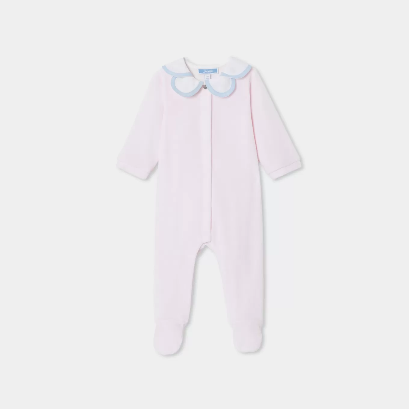 Cheap Jacadi Strampler aus Samt für Mädchen ROSA BLASS JACADI