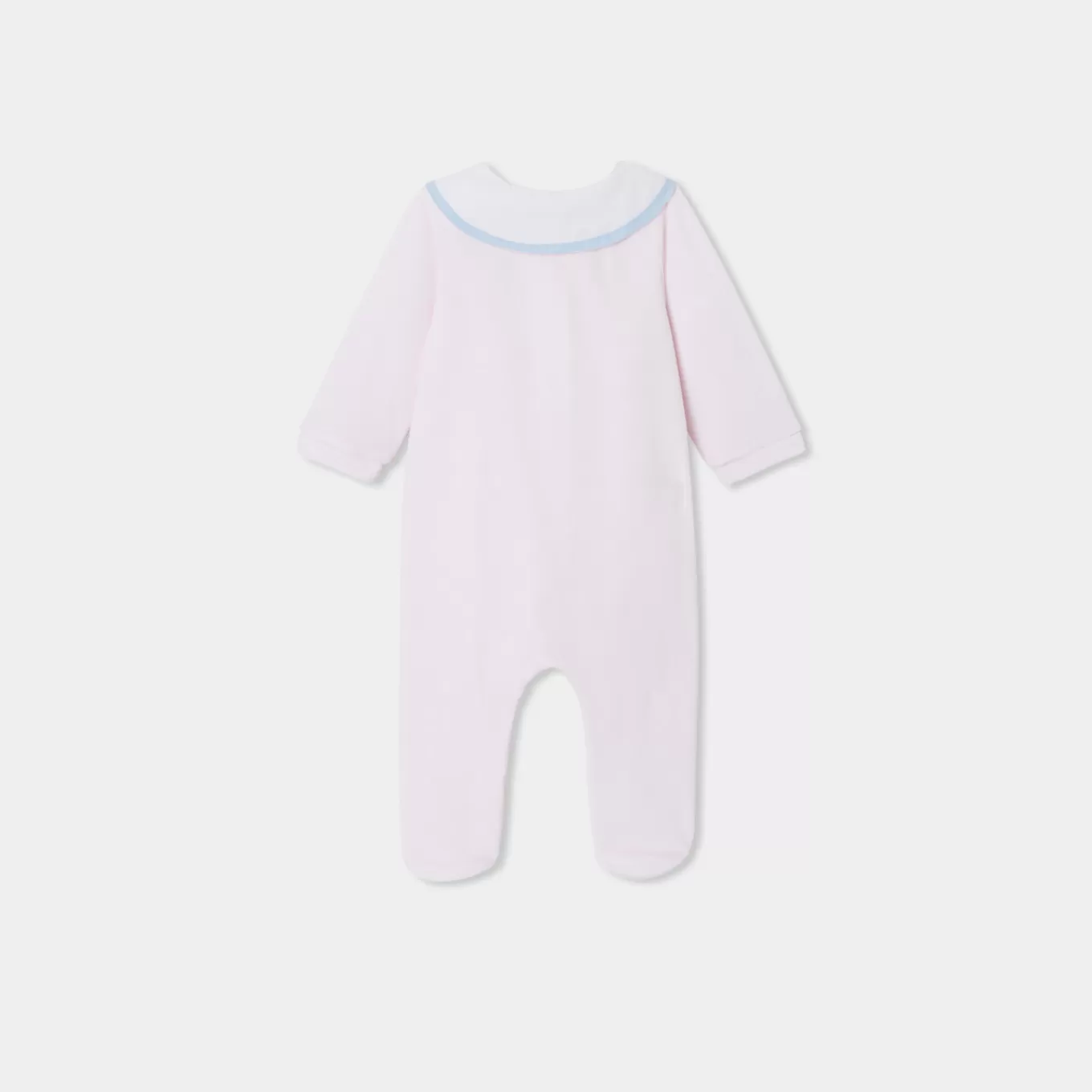 Cheap Jacadi Strampler aus Samt für Mädchen ROSA BLASS JACADI